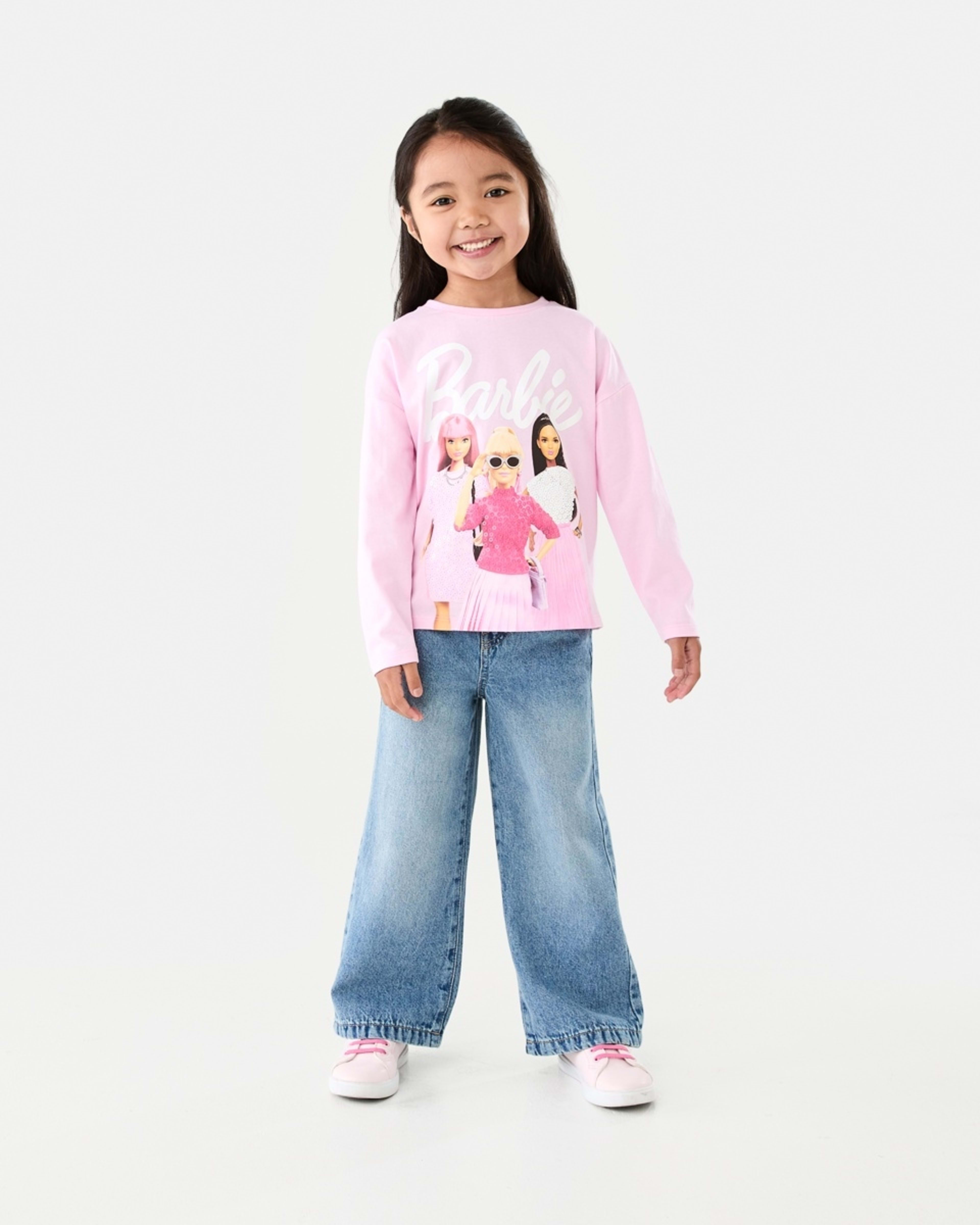 5 Barbie License Long Sleeve T-shirt Barbie Tee, 5 of 8