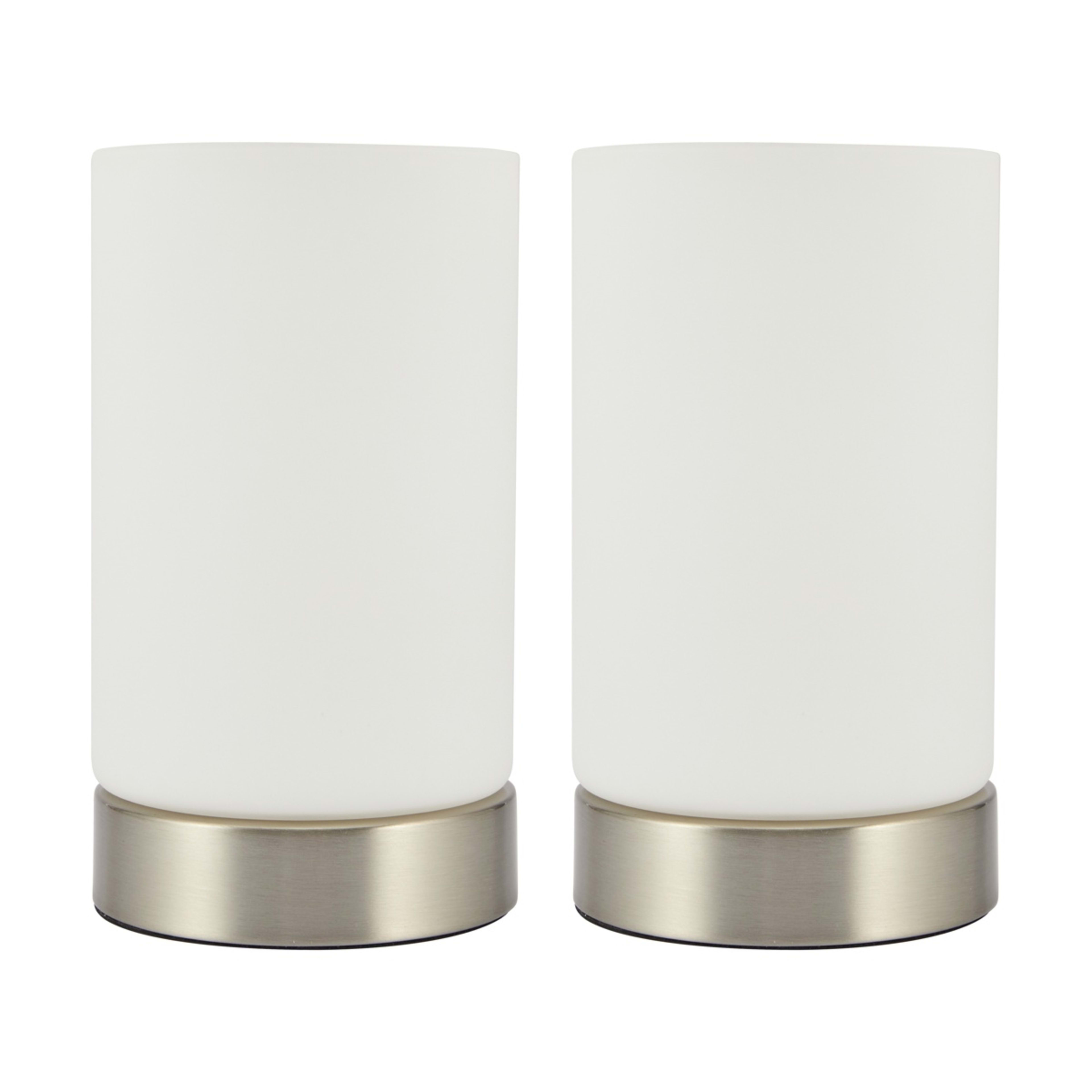 2 2 Pack Glass Touch Lamps, 2 of 6