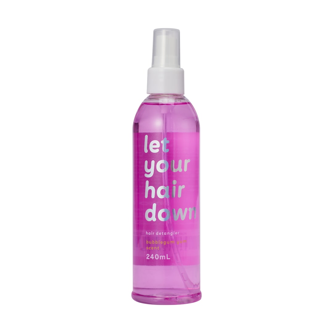 Let Your Hair Down Hair Detangler 240ml Bubblegum Yum Scent Kmart
