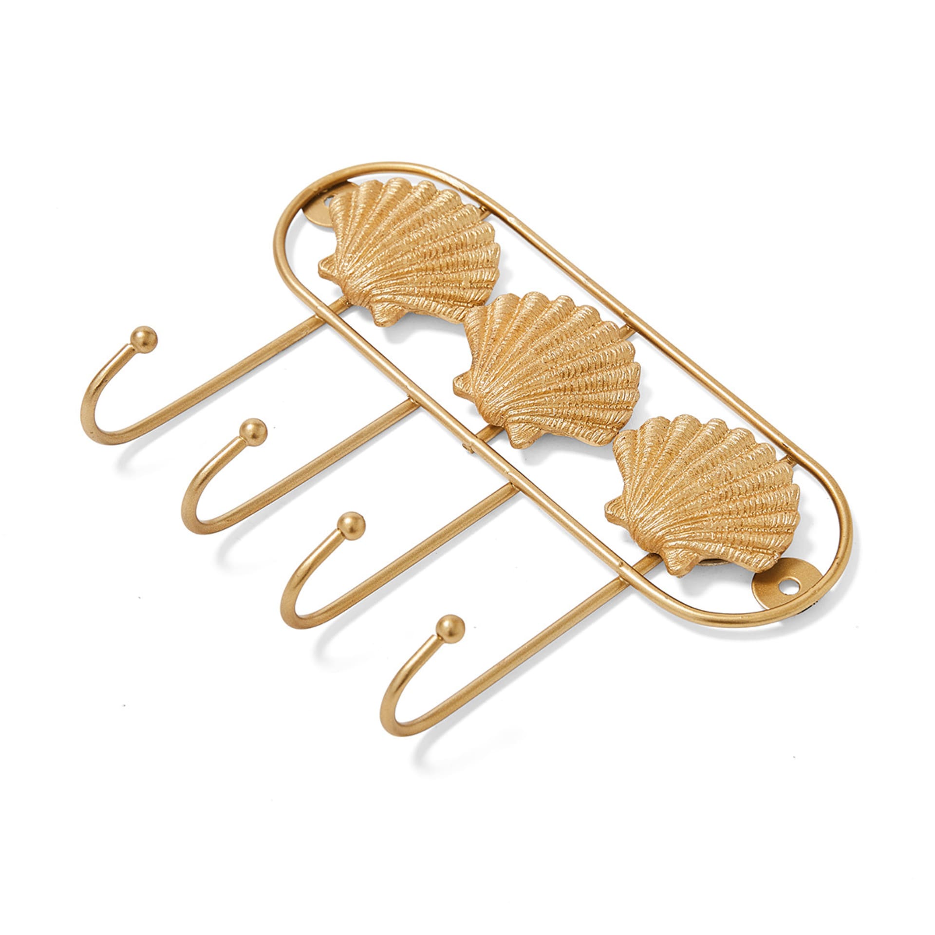 Shell Key Hook Gold Look Kmart