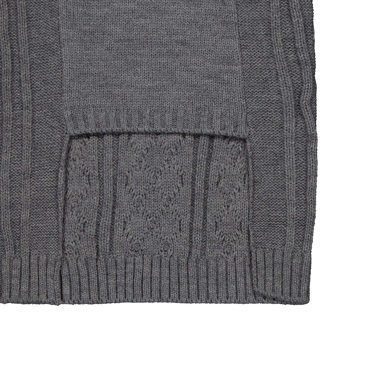 Pet Cable Knit Jumper Large, Grey Kmart NZ