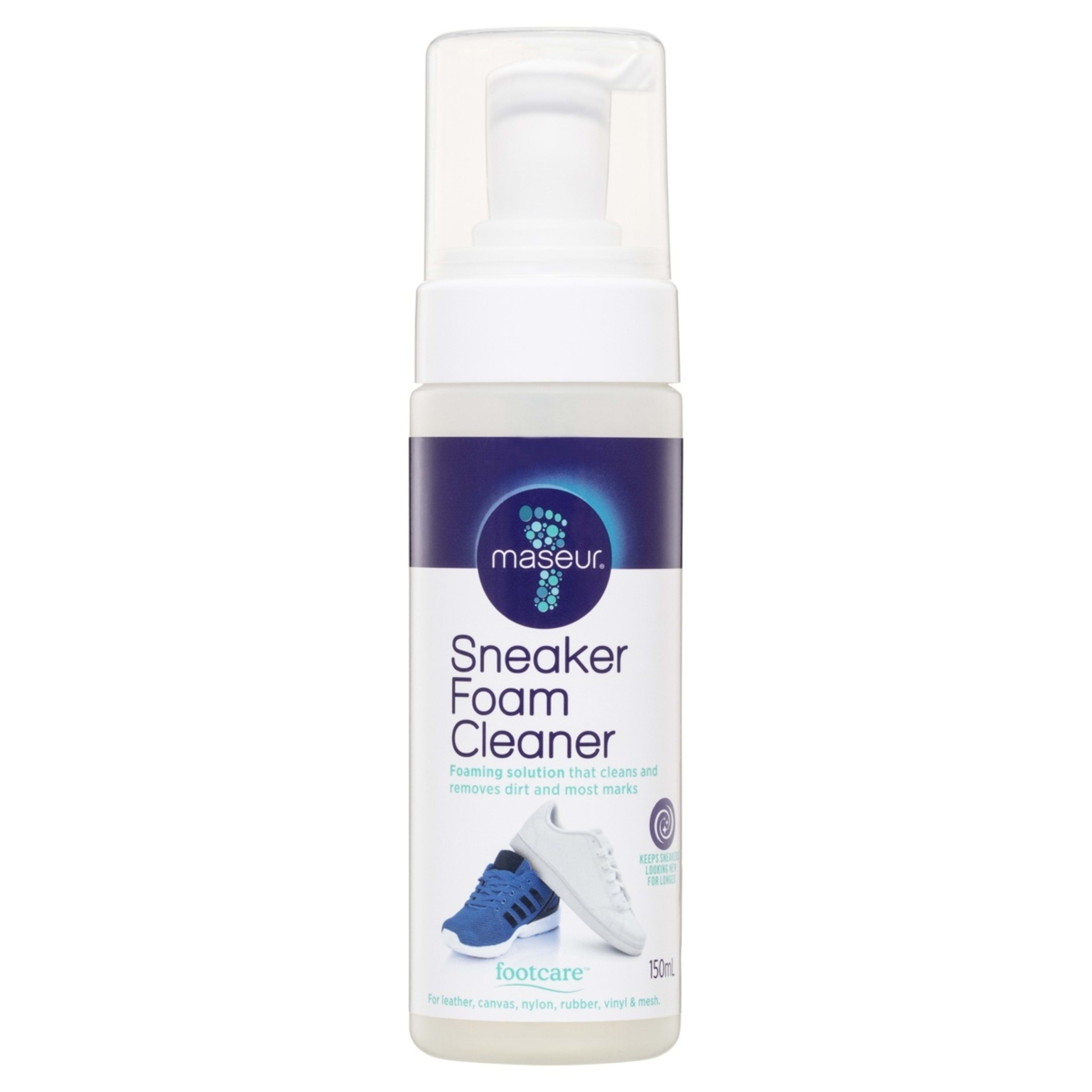 1 Maseur Footcare Sneaker Foam Cleaner 150ml, 1 of 5