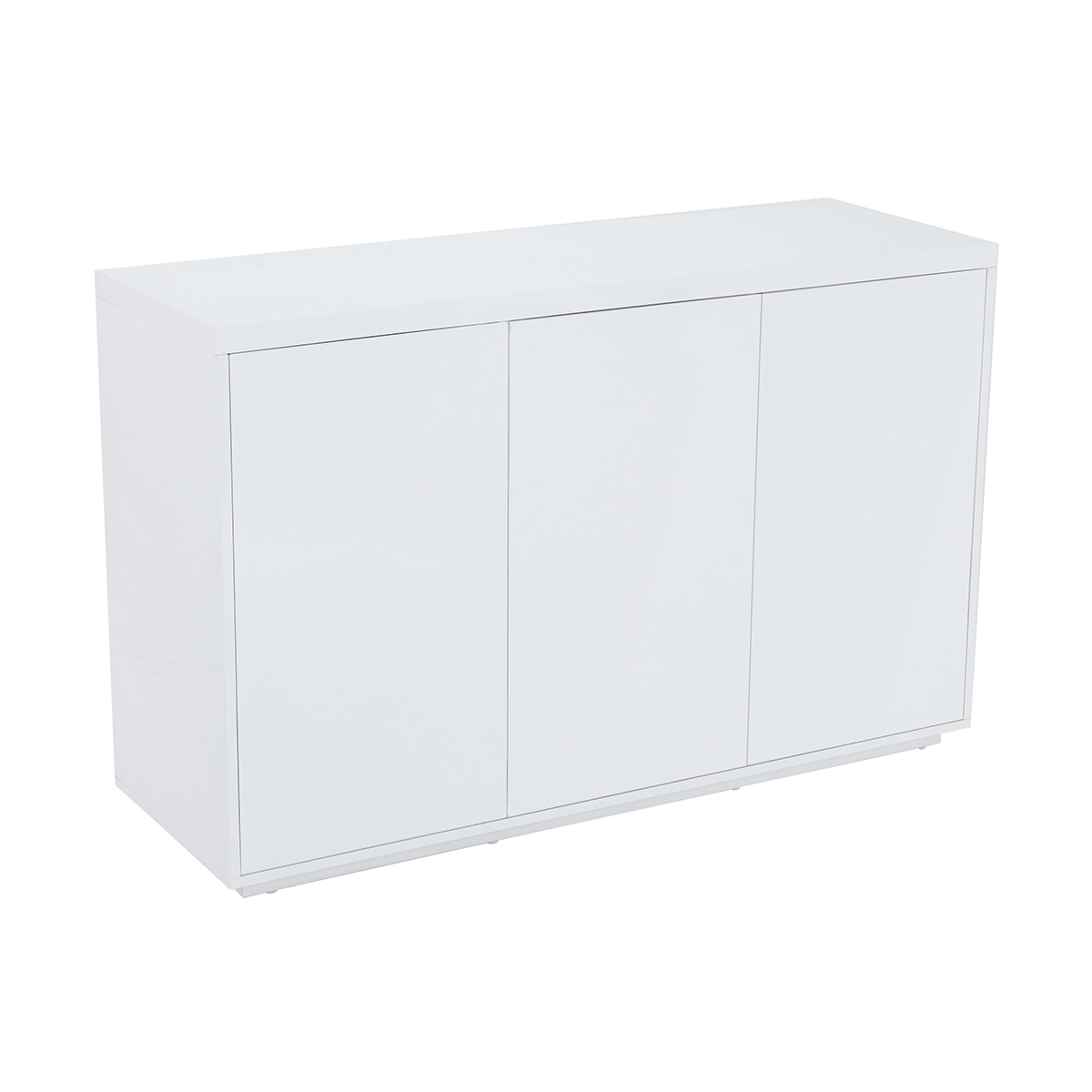 3 Elton High Gloss Storage Cabinet, 3 of 10