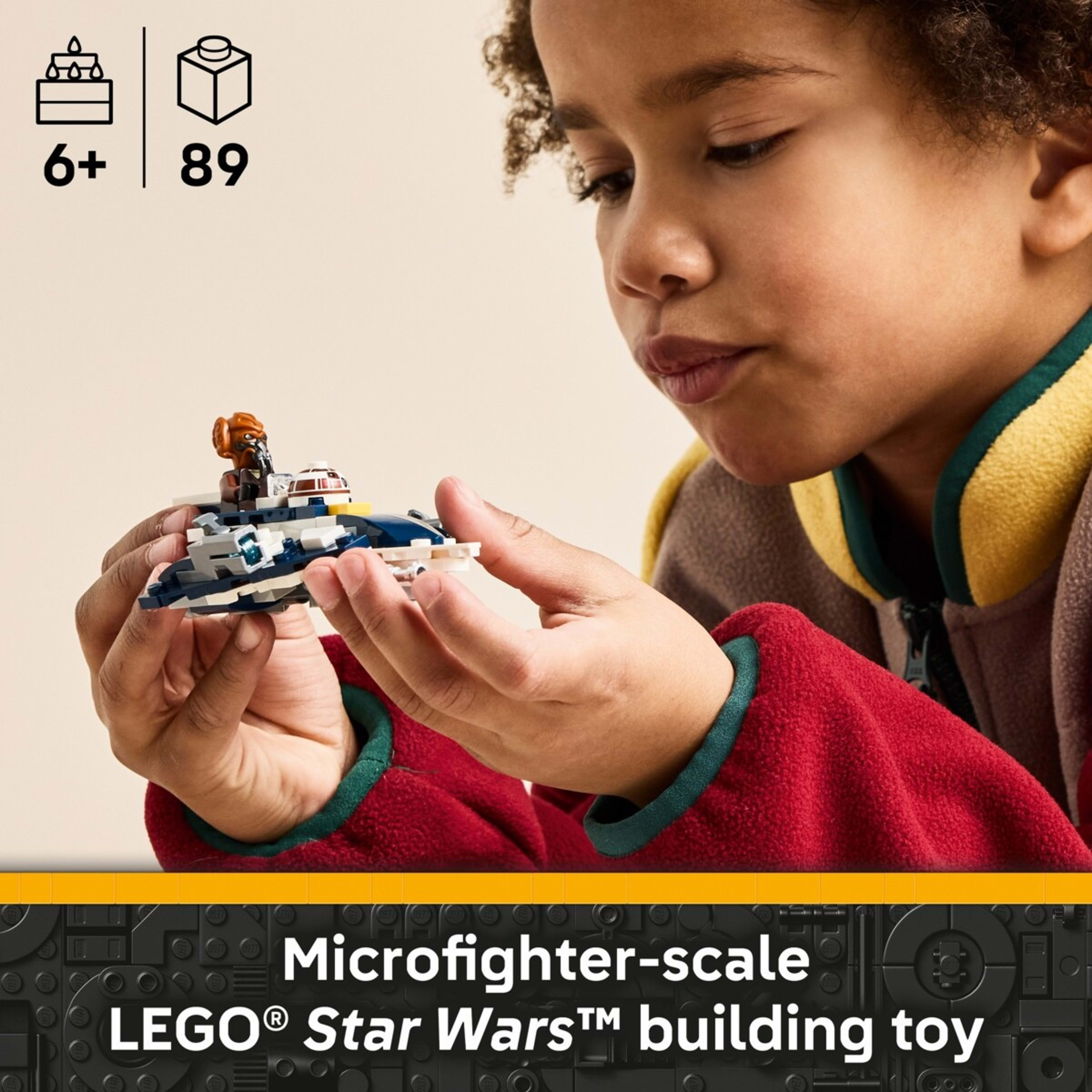 4 LEGO Star Wars Plo Koon’s Jedi Starfighter Microfighter 75400, 4 of 9