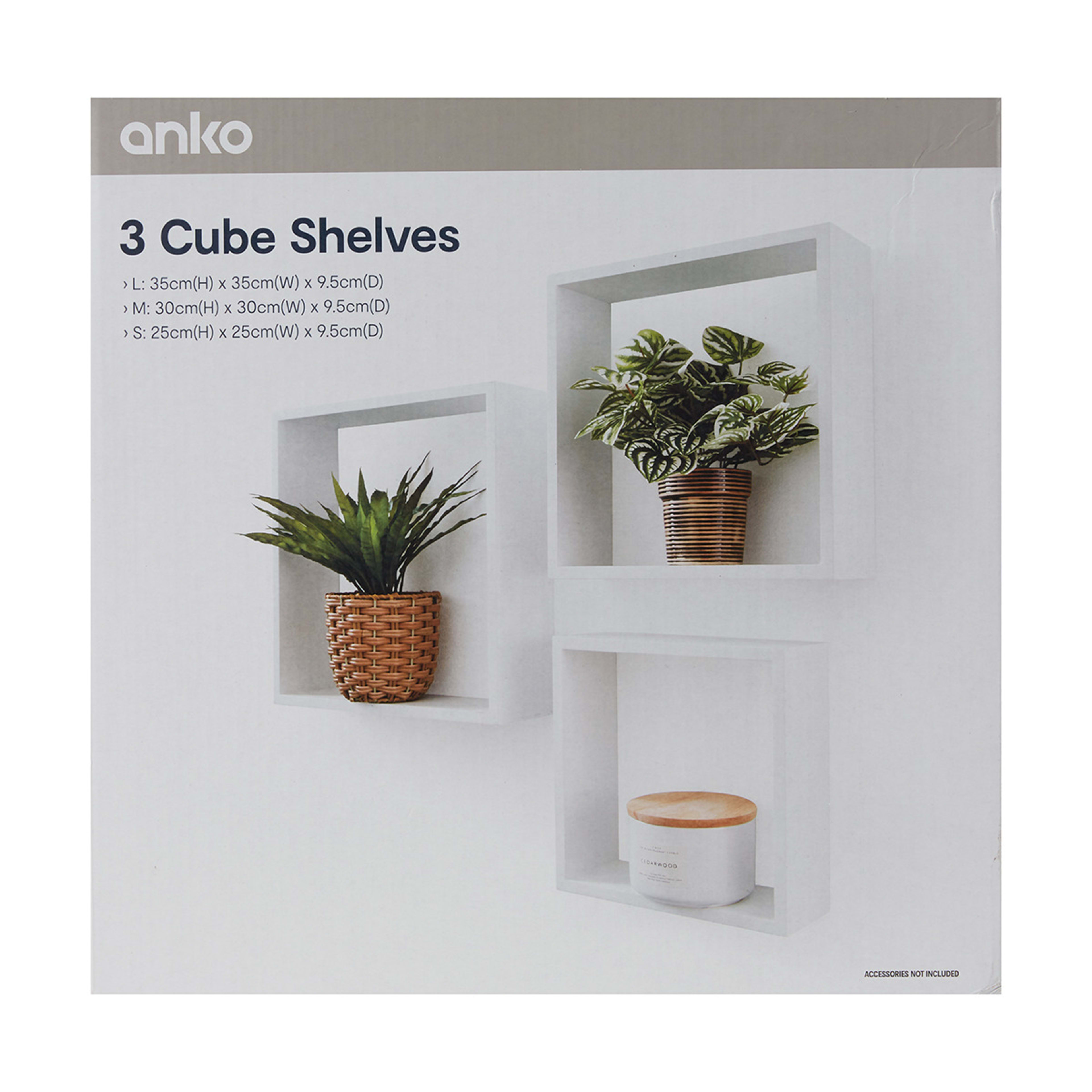 3 Cube Shelves Kmart