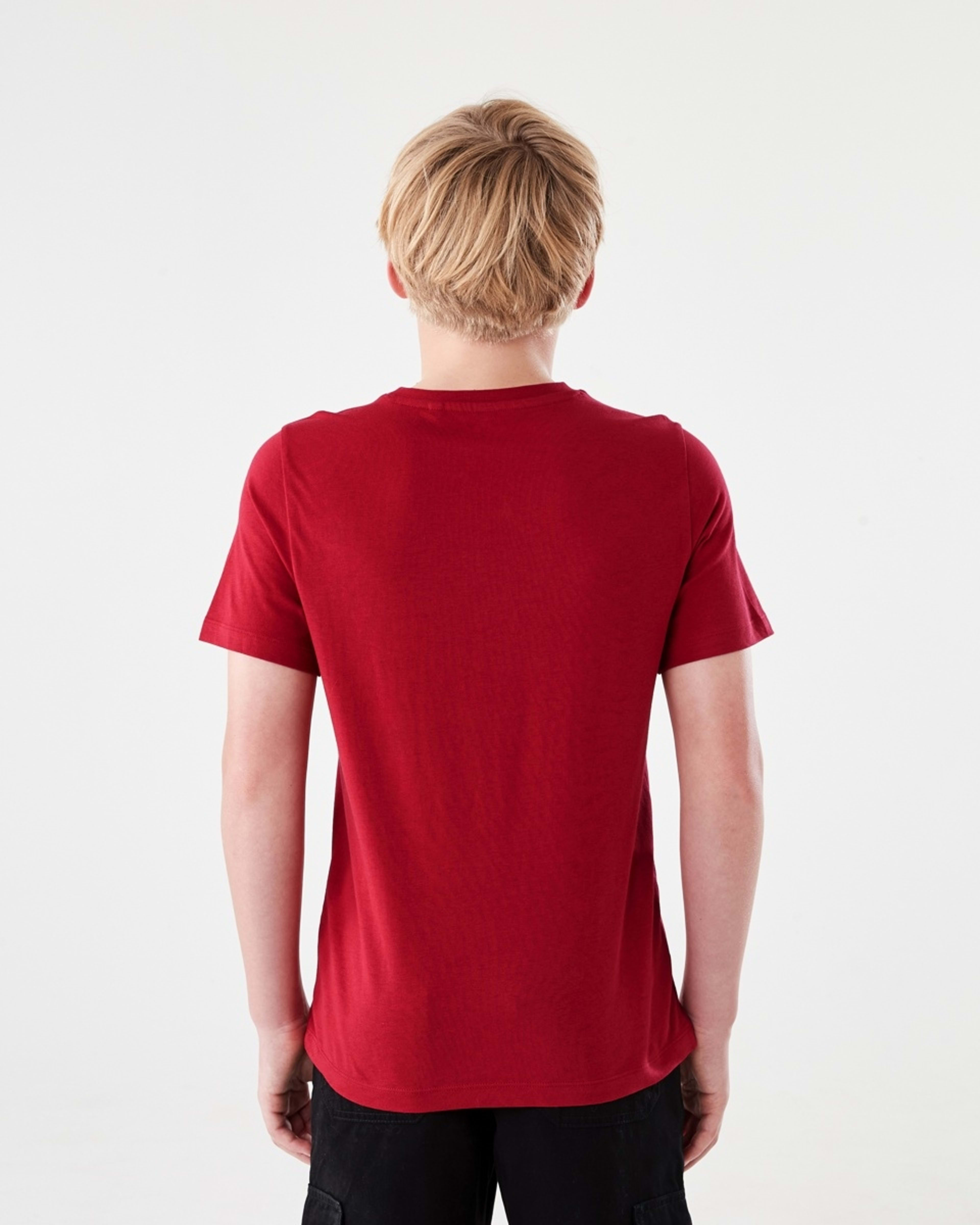 2 Short Sleeve Print T-shirt ALWAYS FOCUSED BBALL RED, 2 of 6