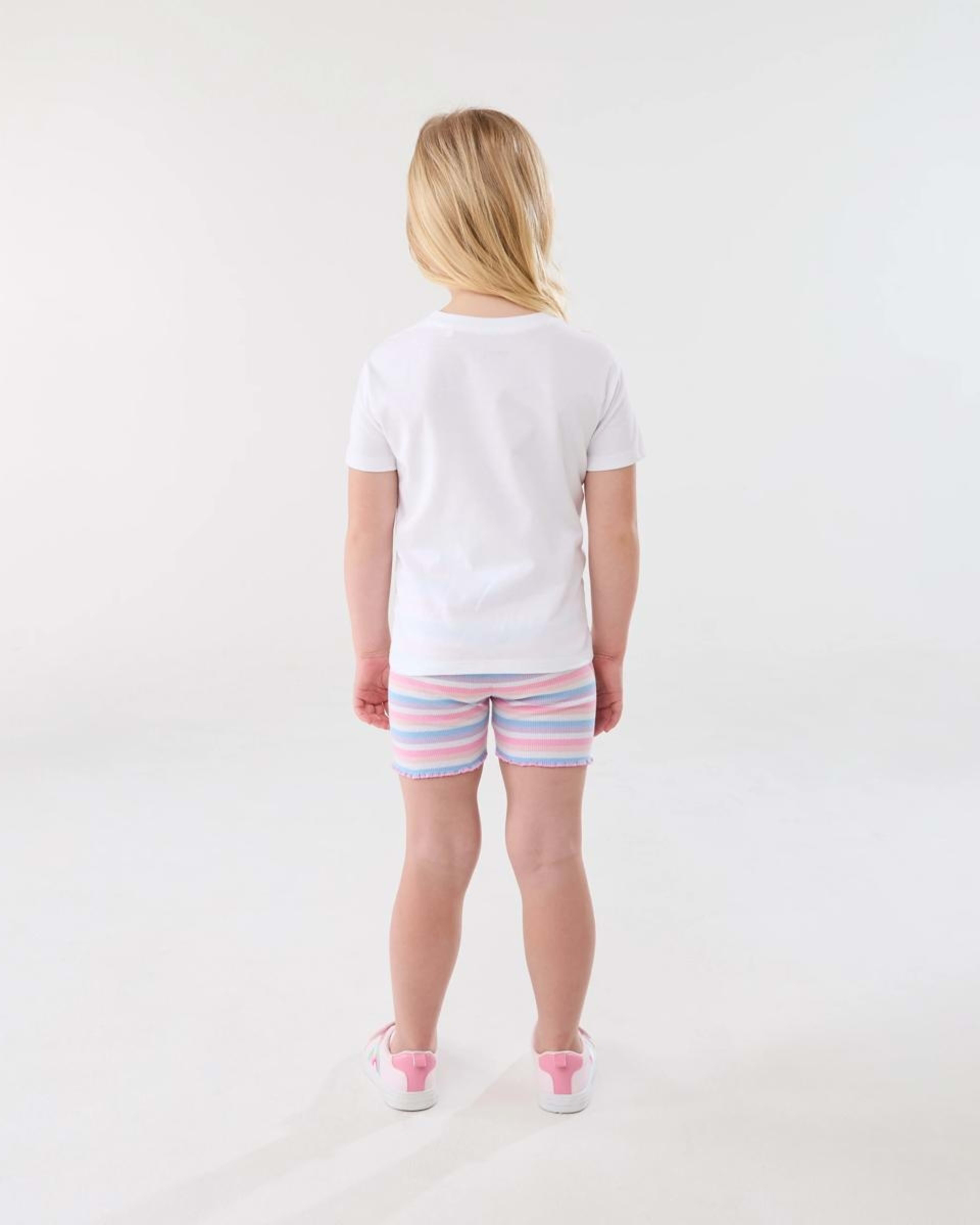 5 Printed Rib Bike Shorts VIVID STRIPE MULTI, 5 of 5