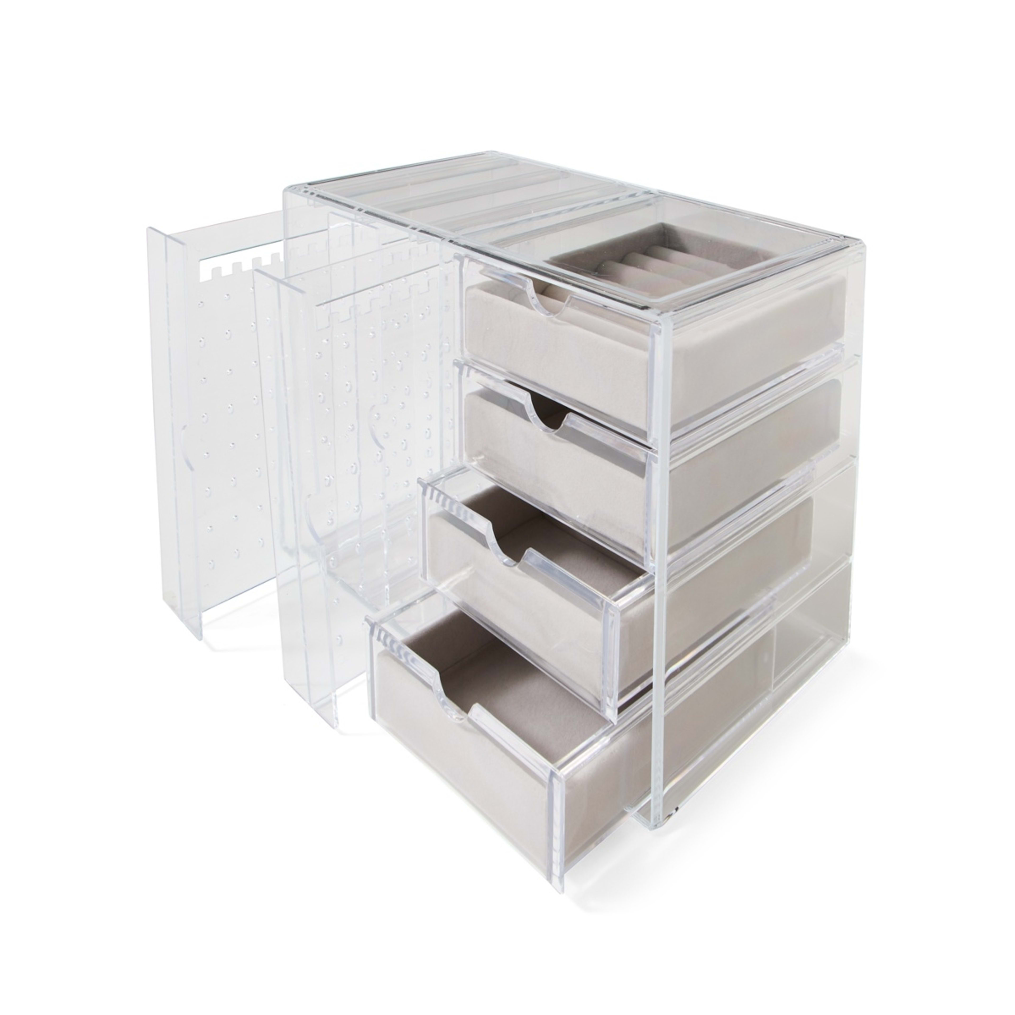 2 Clear Jewellery Box, 2 of 8
