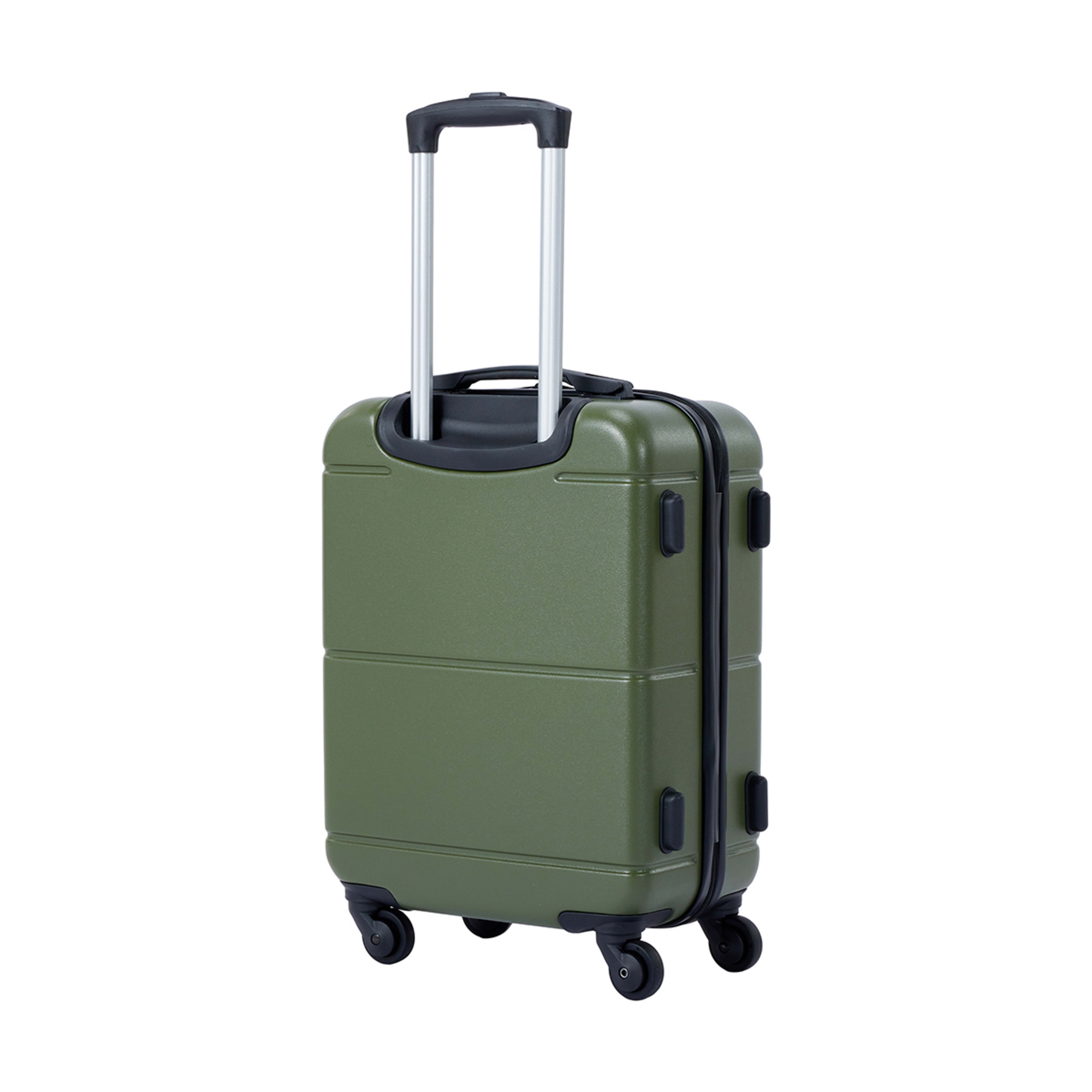 46cm Albany Hard Case 4 Wheels Olive Kmart NZ