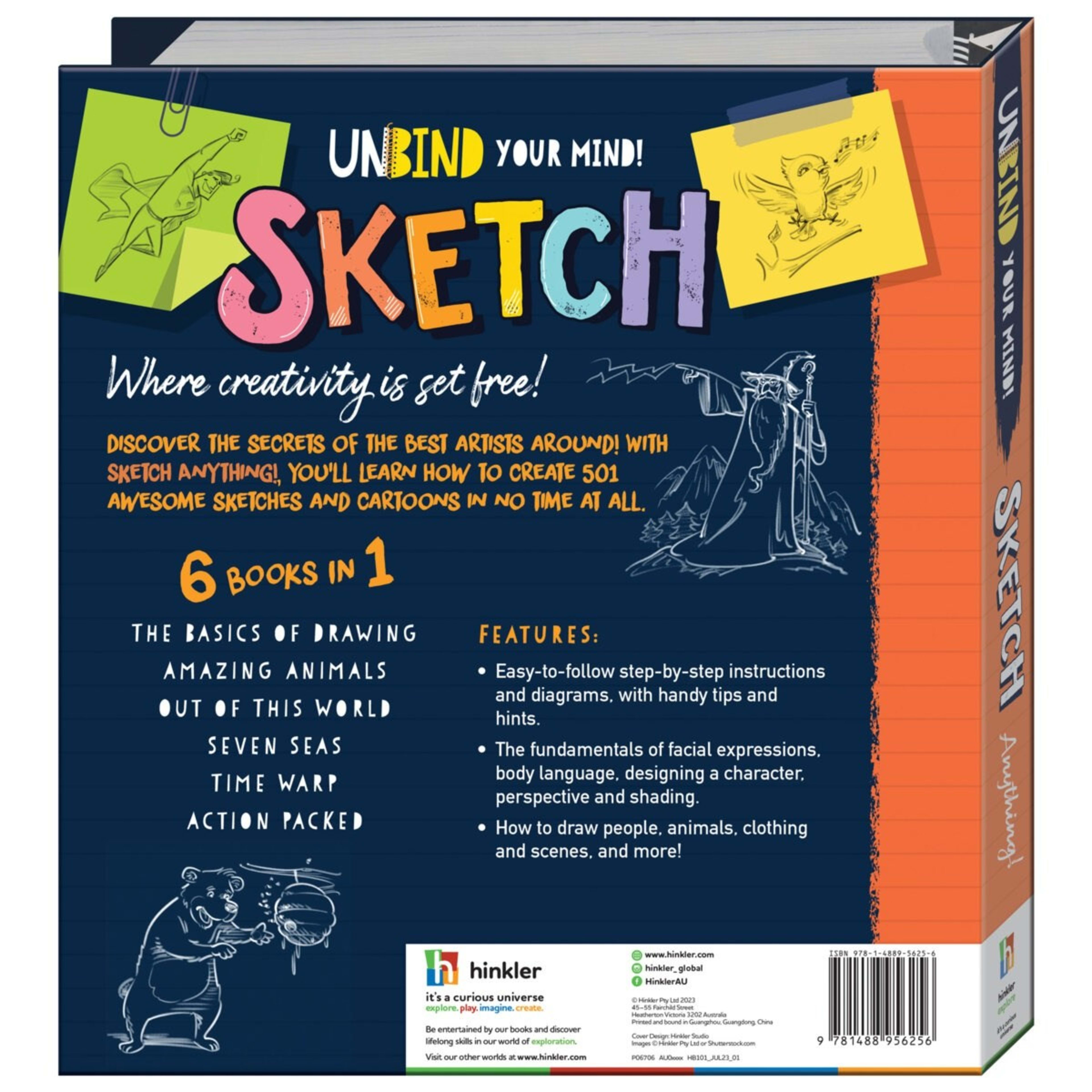 Unbind Your Mind! You Can Sketch Anything! Book Kmart
