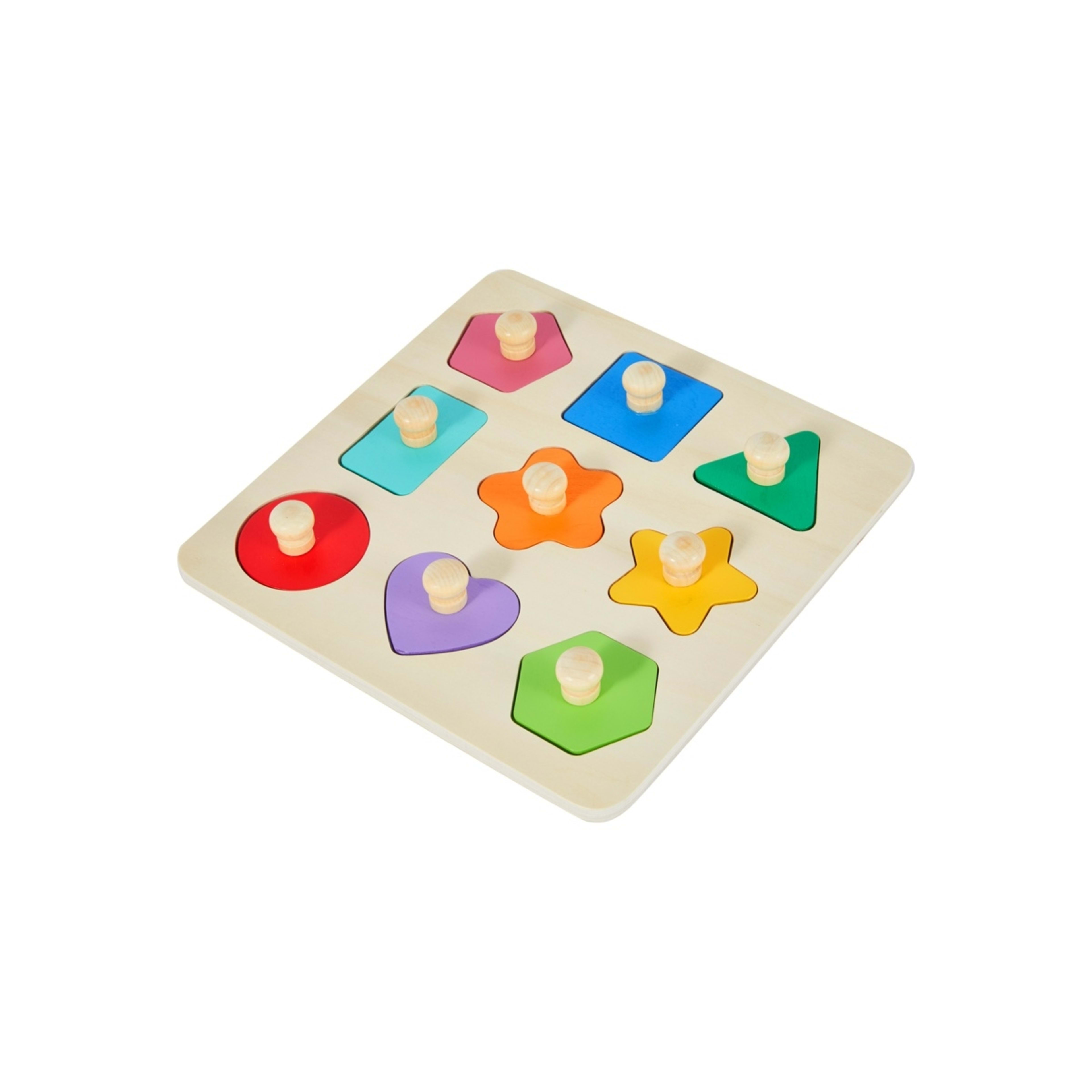 3 Wooden Simple Shape Puzzle, 3 of 5