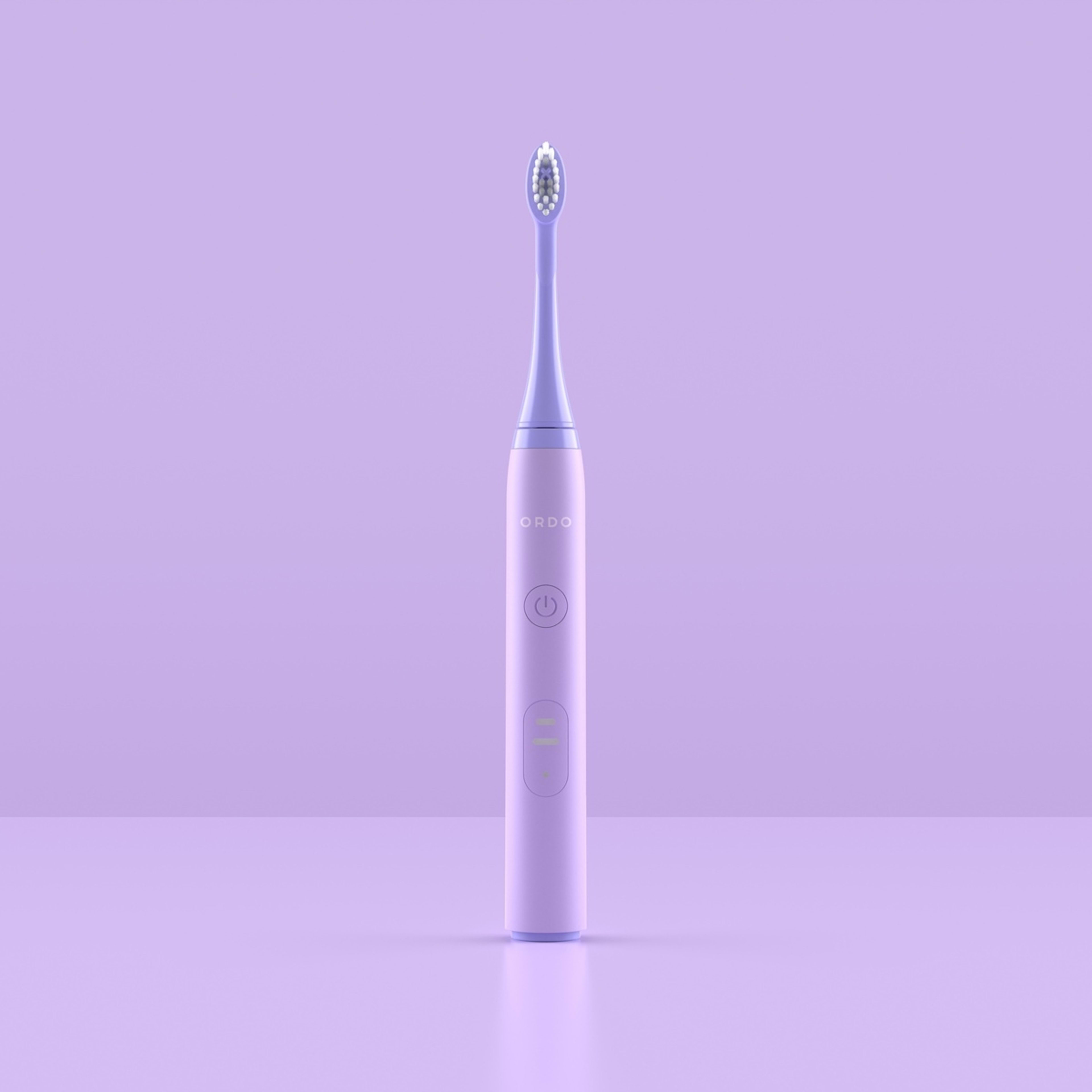 7 Ordo Sonic Lite Charging Electric Toothbrush and 2 Pack Sonic Brush Heads - Lavender, 7 of 7
