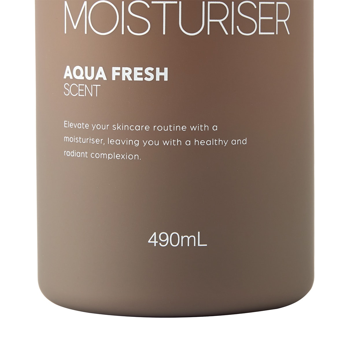 Face and Body Moisturiser 490ml Aqua Fresh Scent Kmart NZ