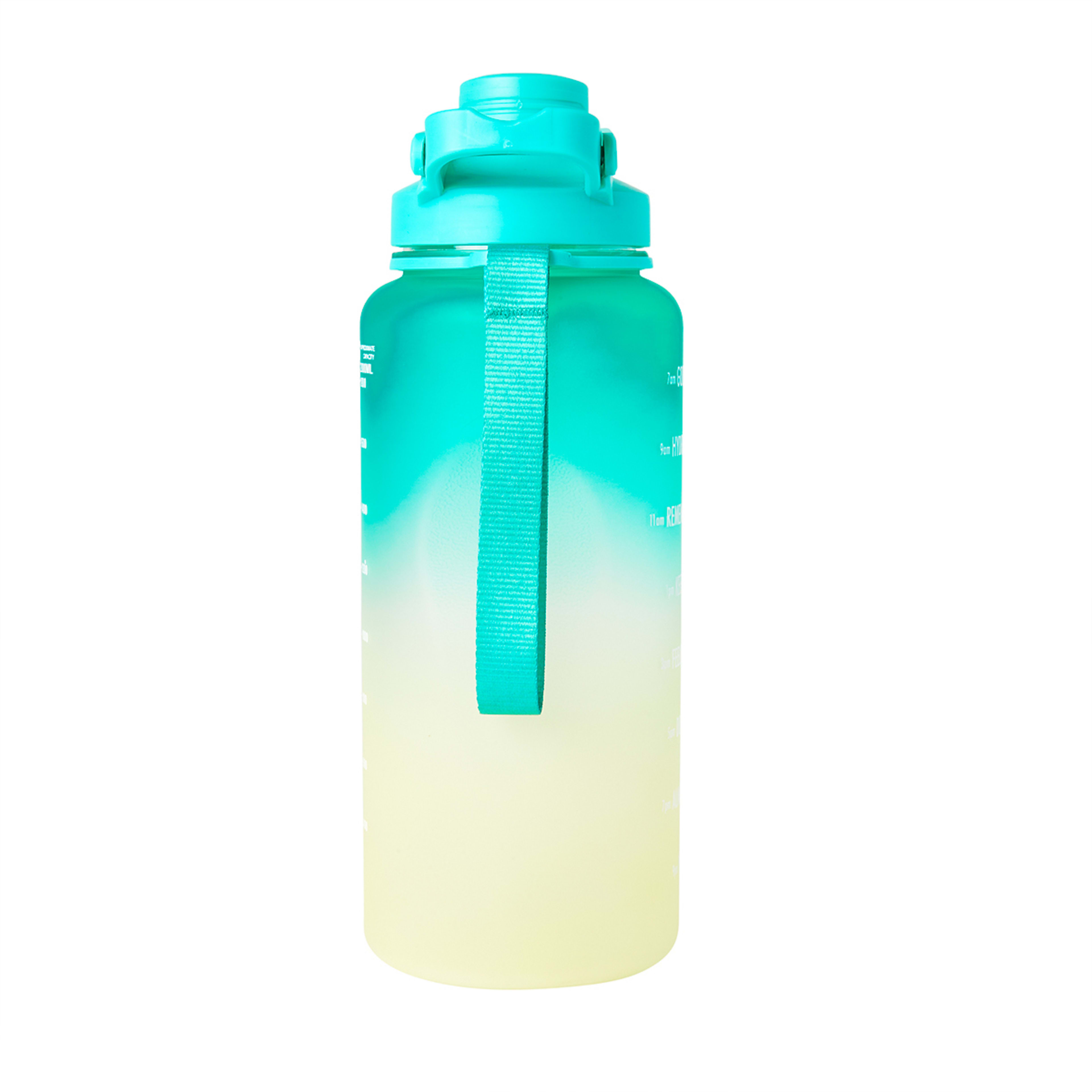 2.1L Teal Ombre Daily Intake Flip Lid Drink Bottle Kmart