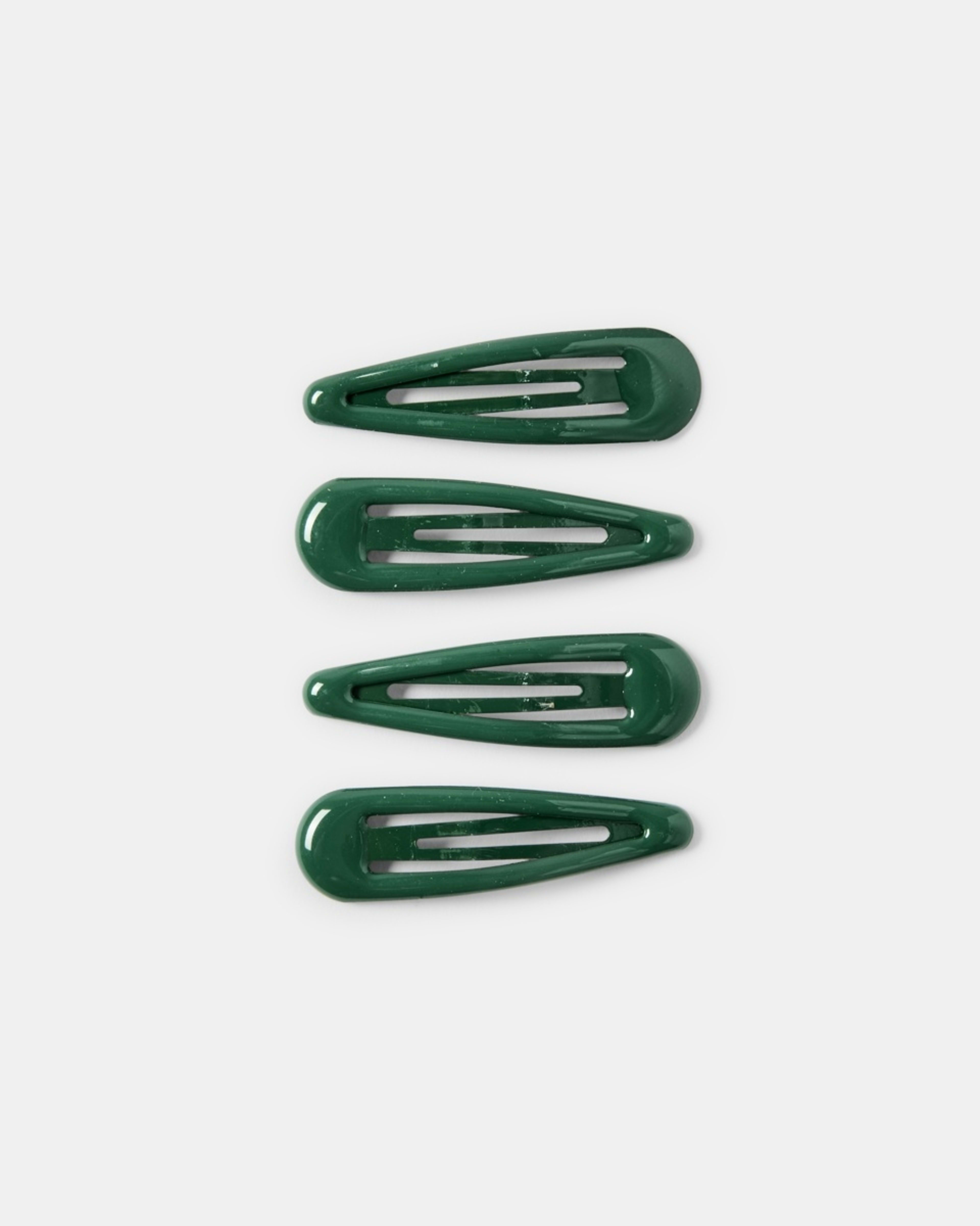 1 4 Pack School Basic Snap Hair Clips Sycamore