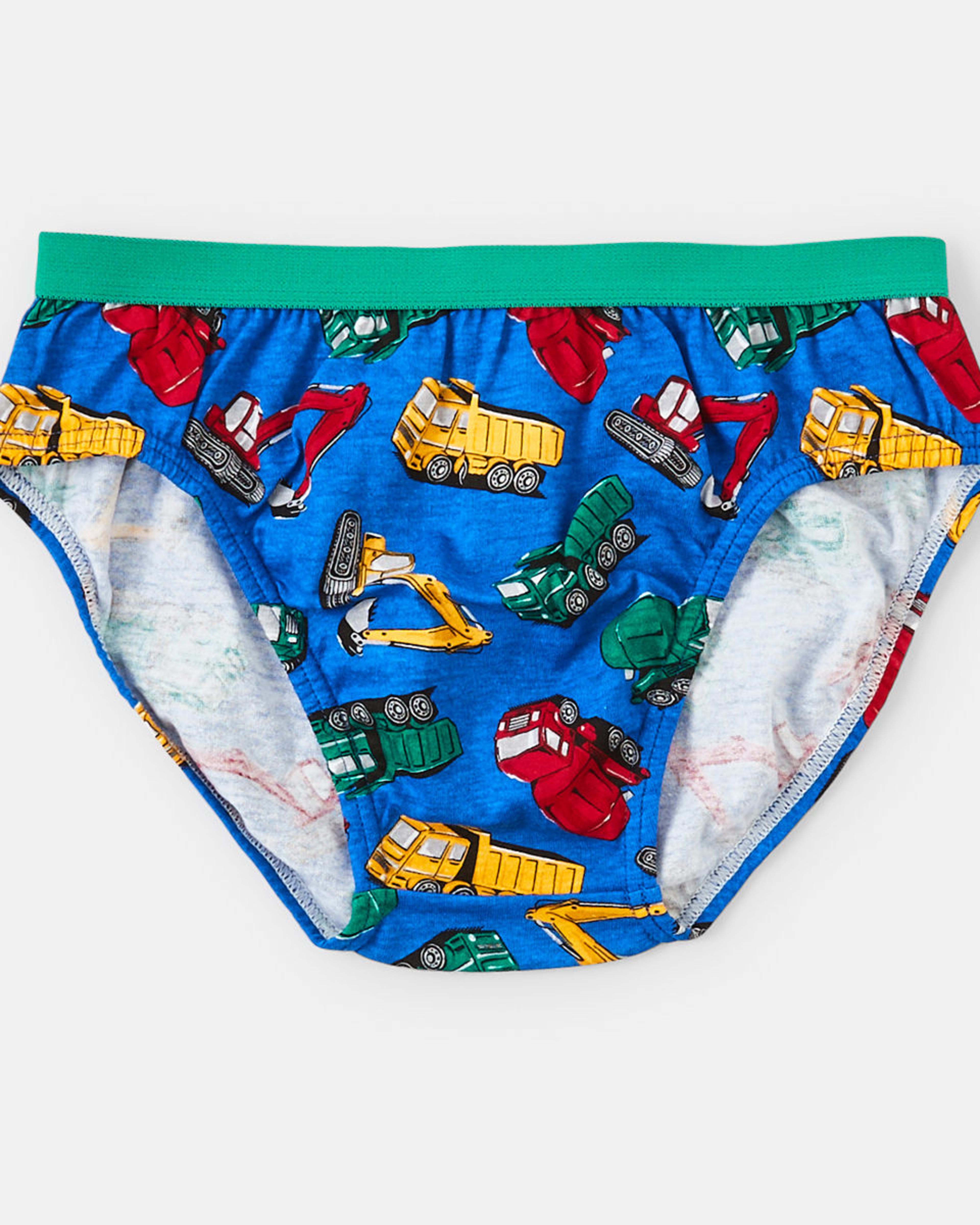 7 7 Pack Print Briefs Dino Truck, 7 of 10