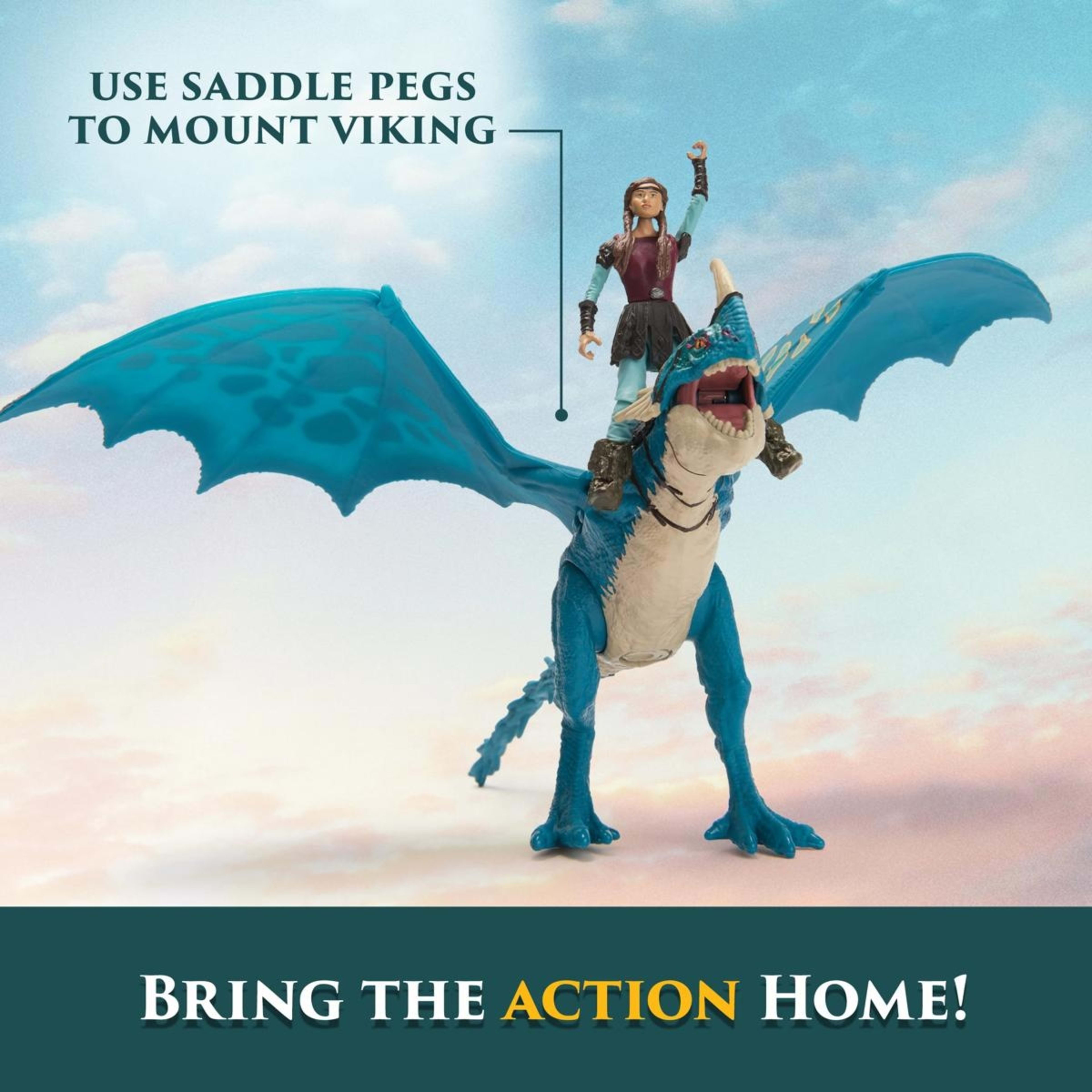 7 How To Train Your Dragon Deadly Nadder and Astrid Action Figure Set, 7 of 10
