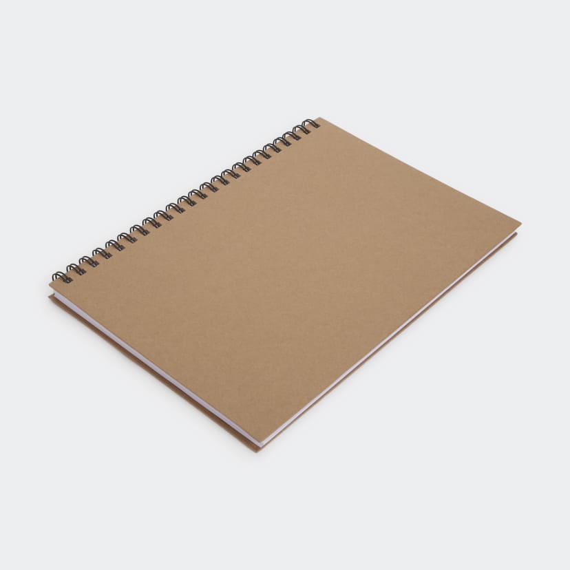 A4 Spiral Notebook Kraft Kmart