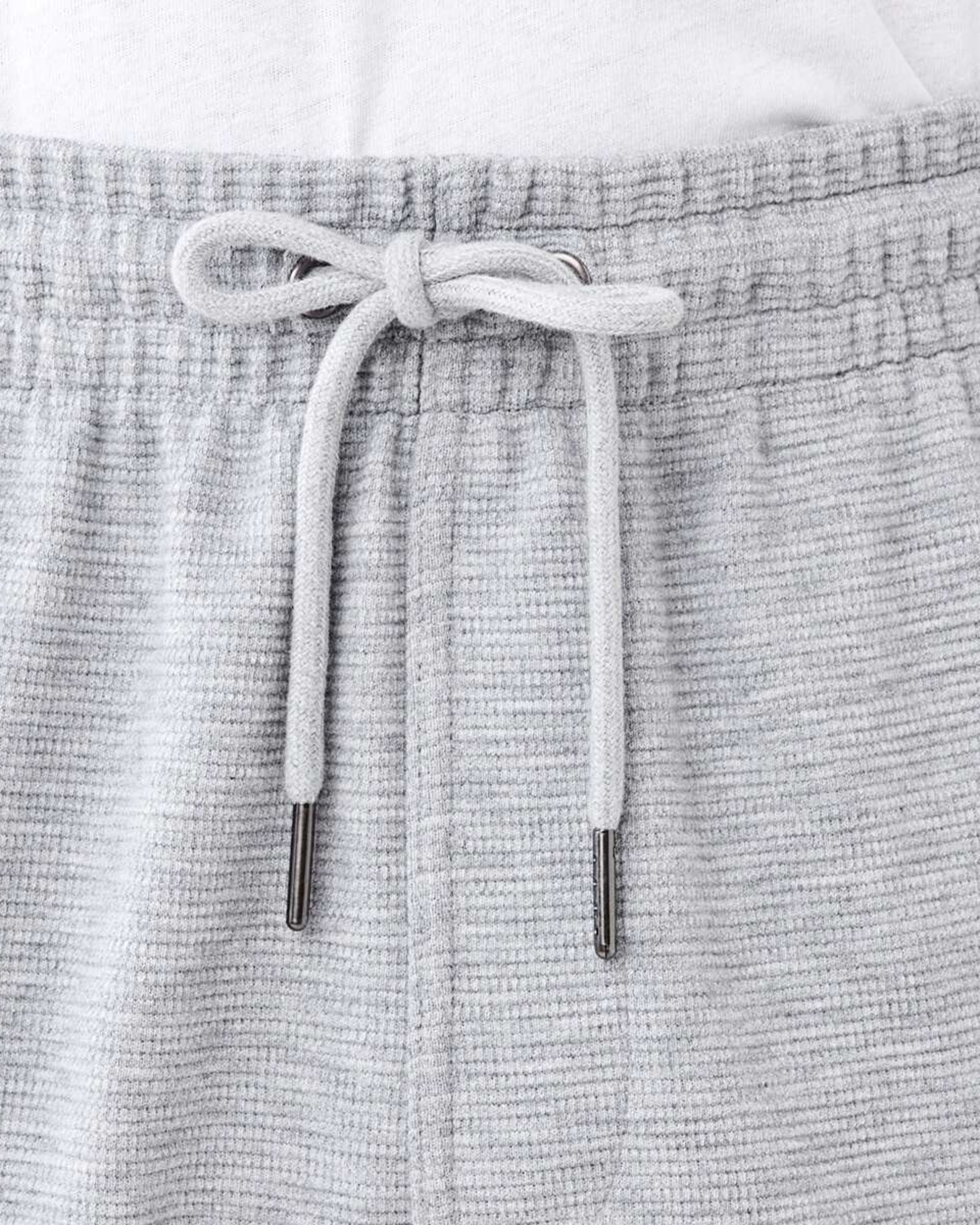 4 Textured Knit Shorts Marle Grey, 4 of 6