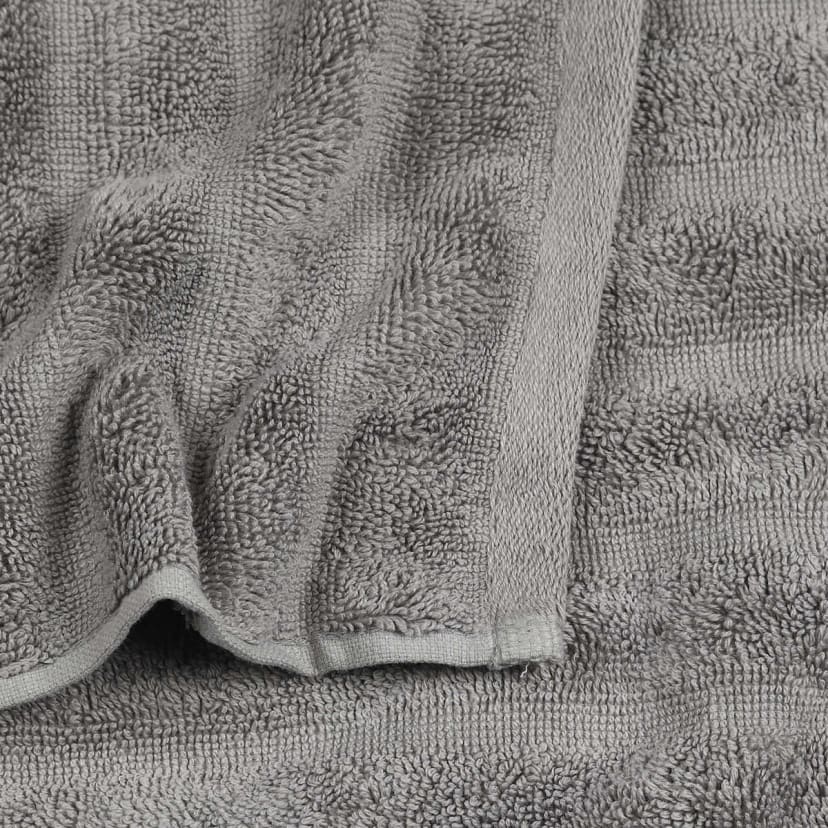 Thick Ribbed Australian Cotton Face Washer Silver Kmart