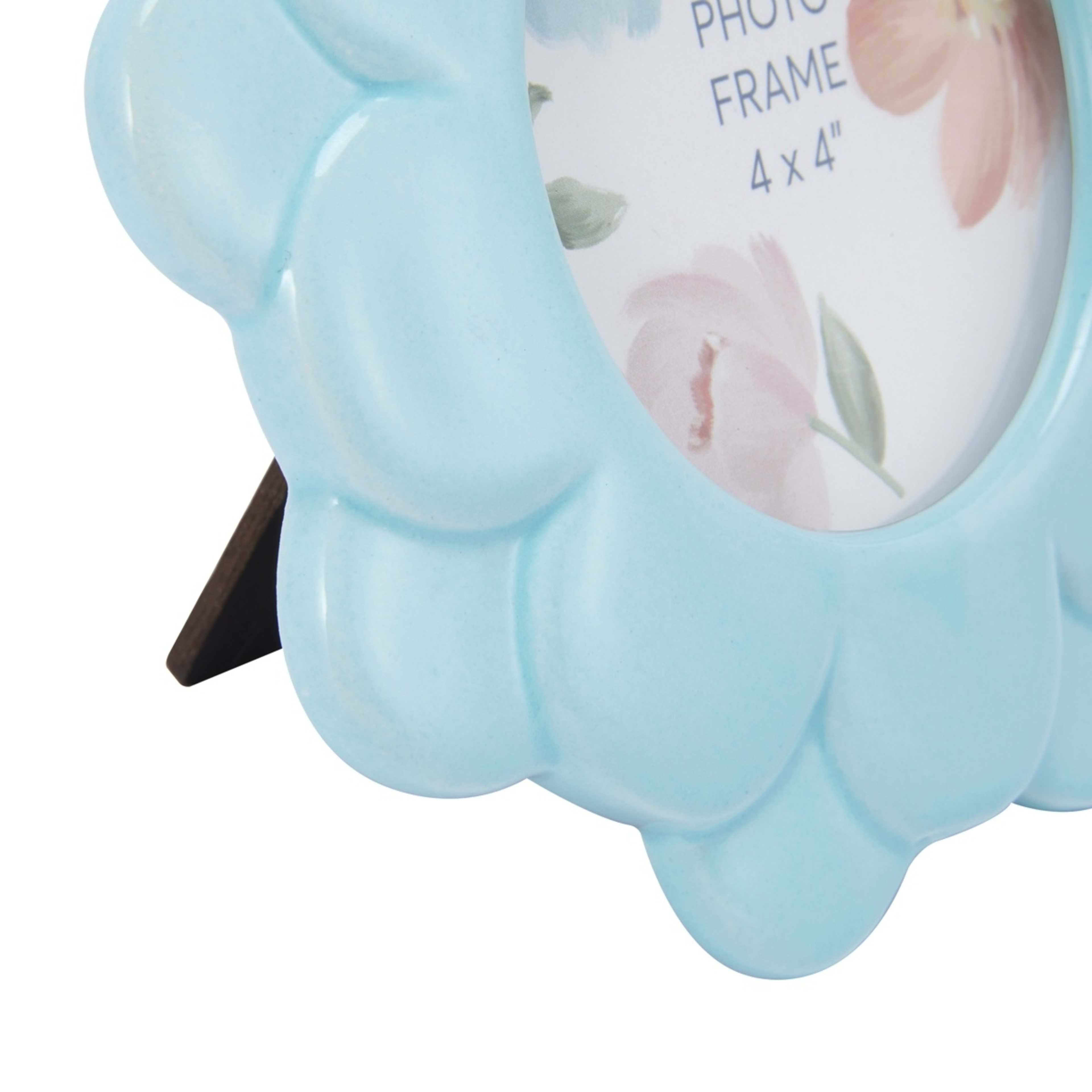 3 4in. x 4in. Flower Frame - Blue, 3 of 5
