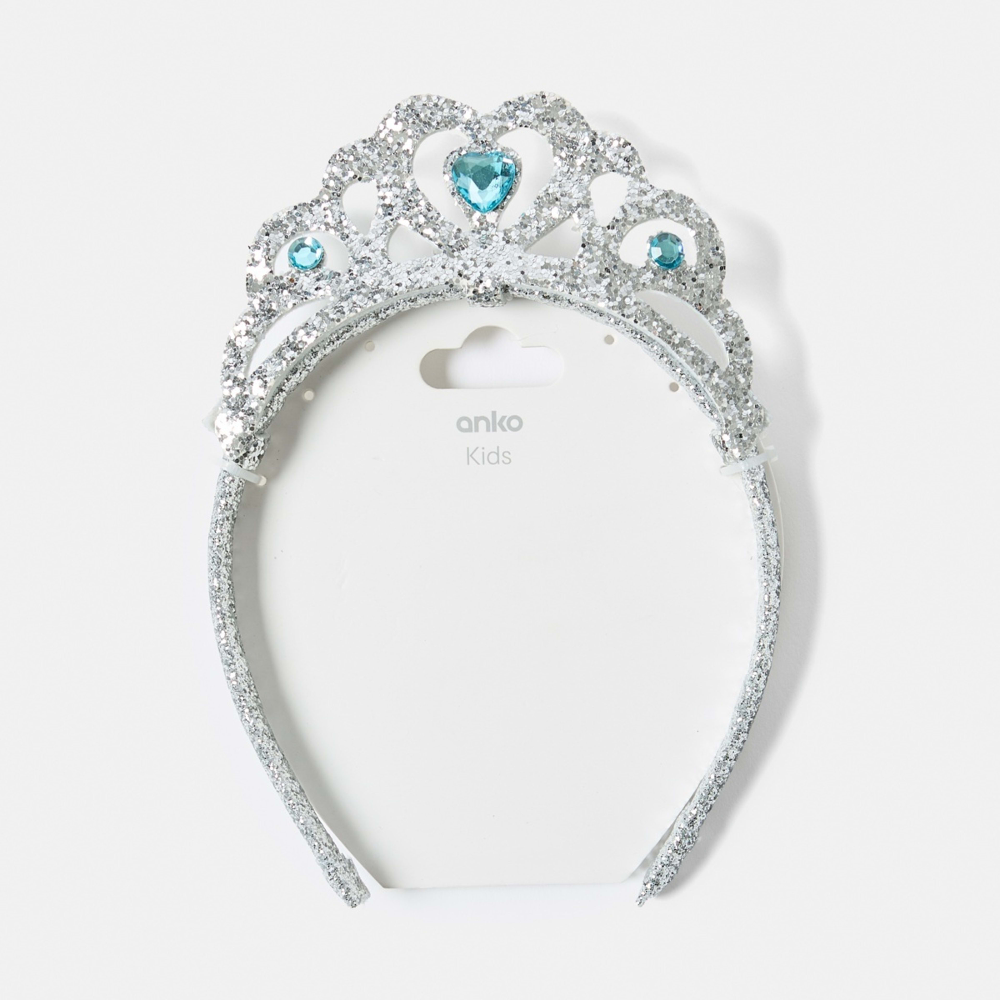 4 Tiara Headband - Silver Tone, 4 of 4