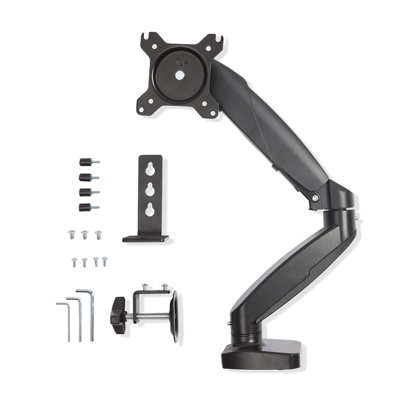 Single Arm Monitor Mount Black Kmart