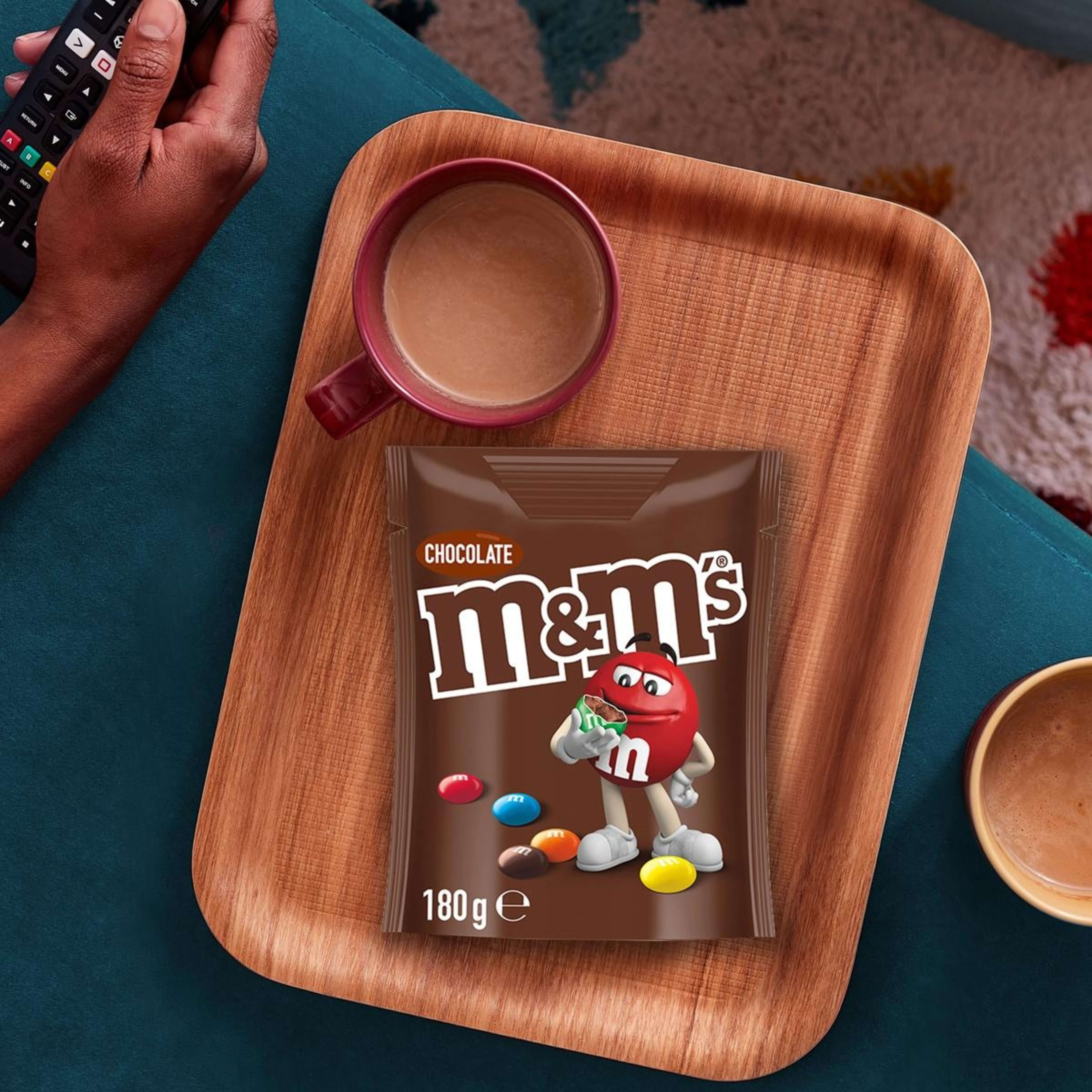 6 M&M's Milk Chocolate Snack and Share Bag 180g, 6 of 7