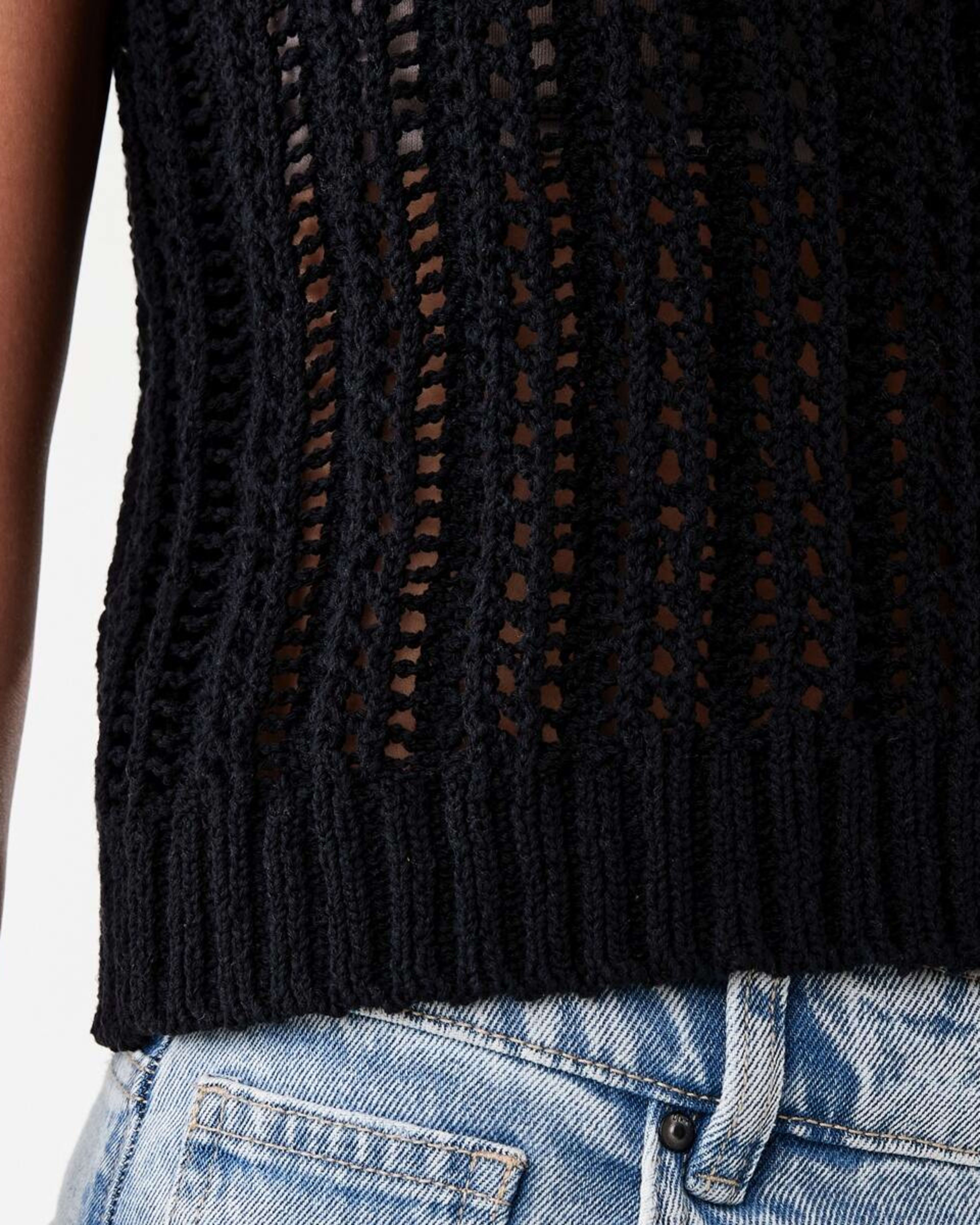 6 Knit Vest Black, 6 of 6