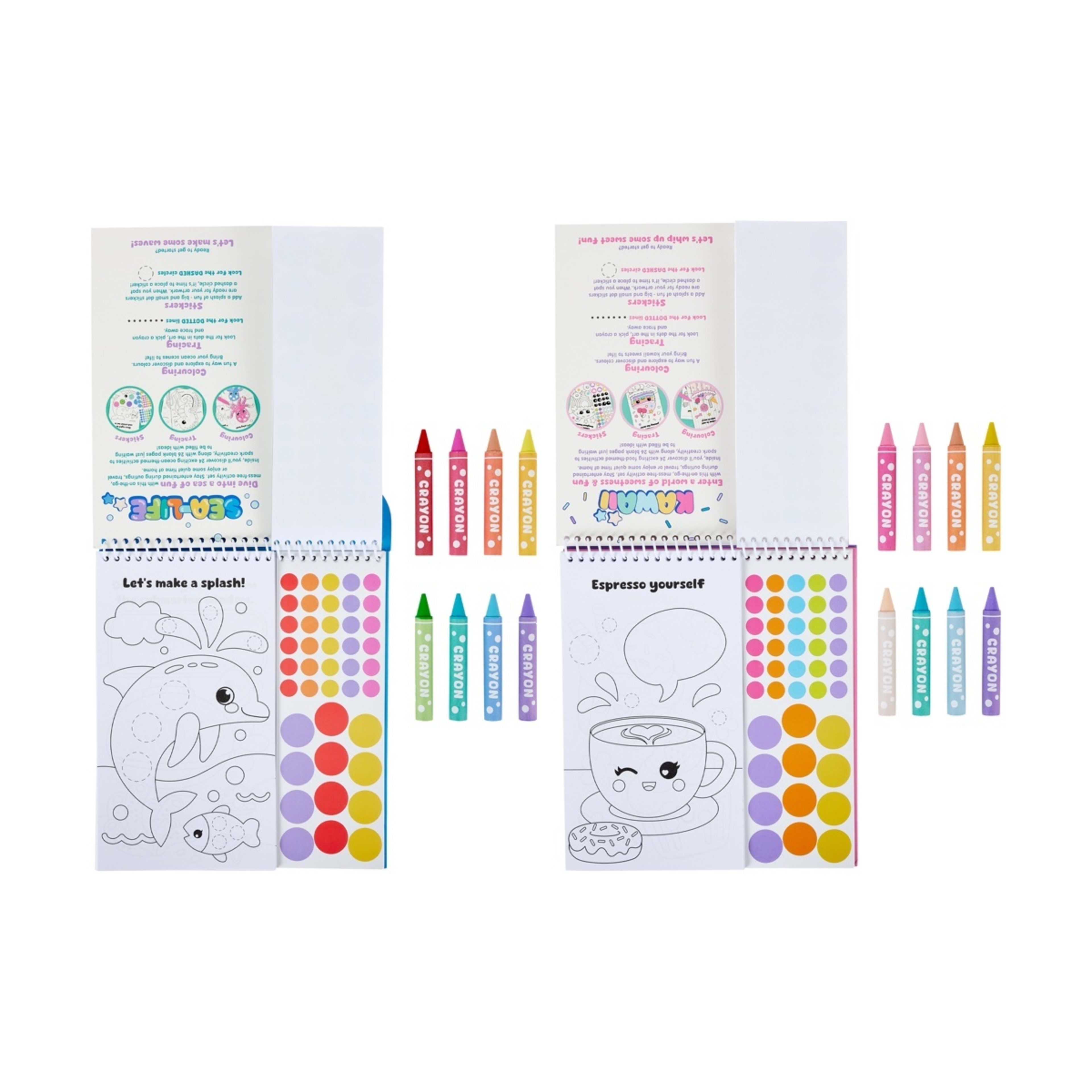 2 On-The-Go Colour and Sticker Activity Set - Assorted, 2 of 5