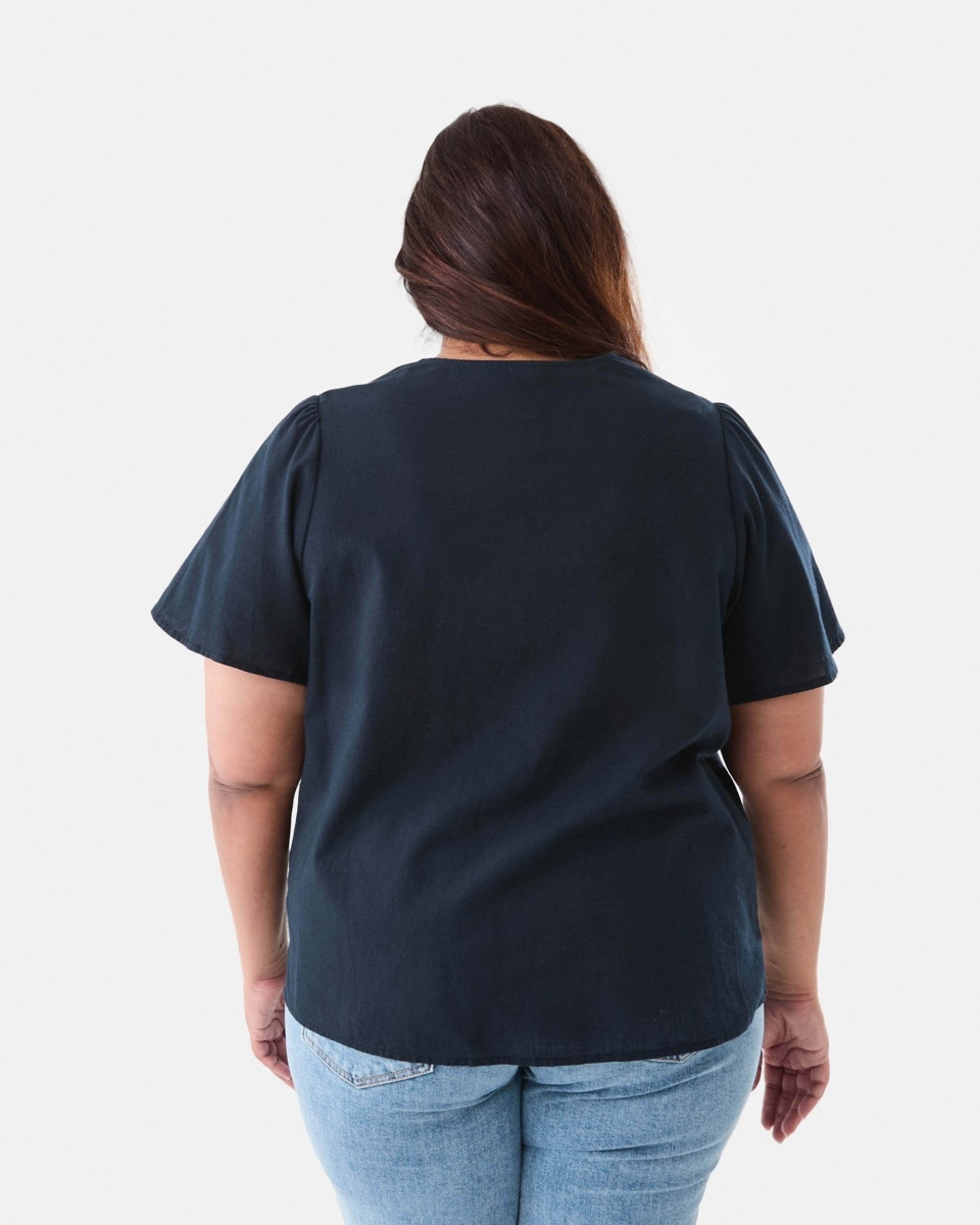 3 Curve Short Sleeve Femme Top Sky Cptn, 3 of 5