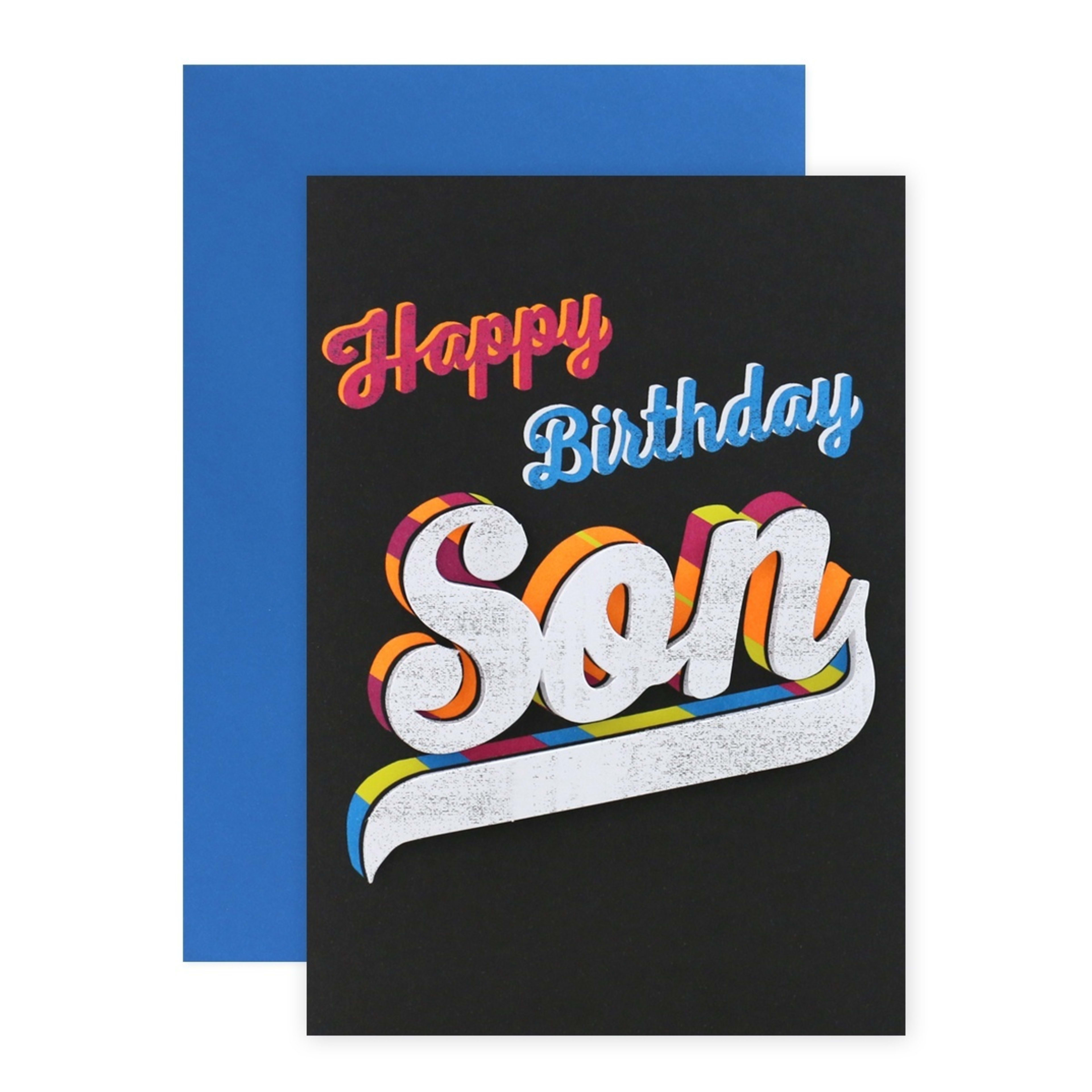 1 Connections from Hallmark Birthday Card for Son - Proud of You