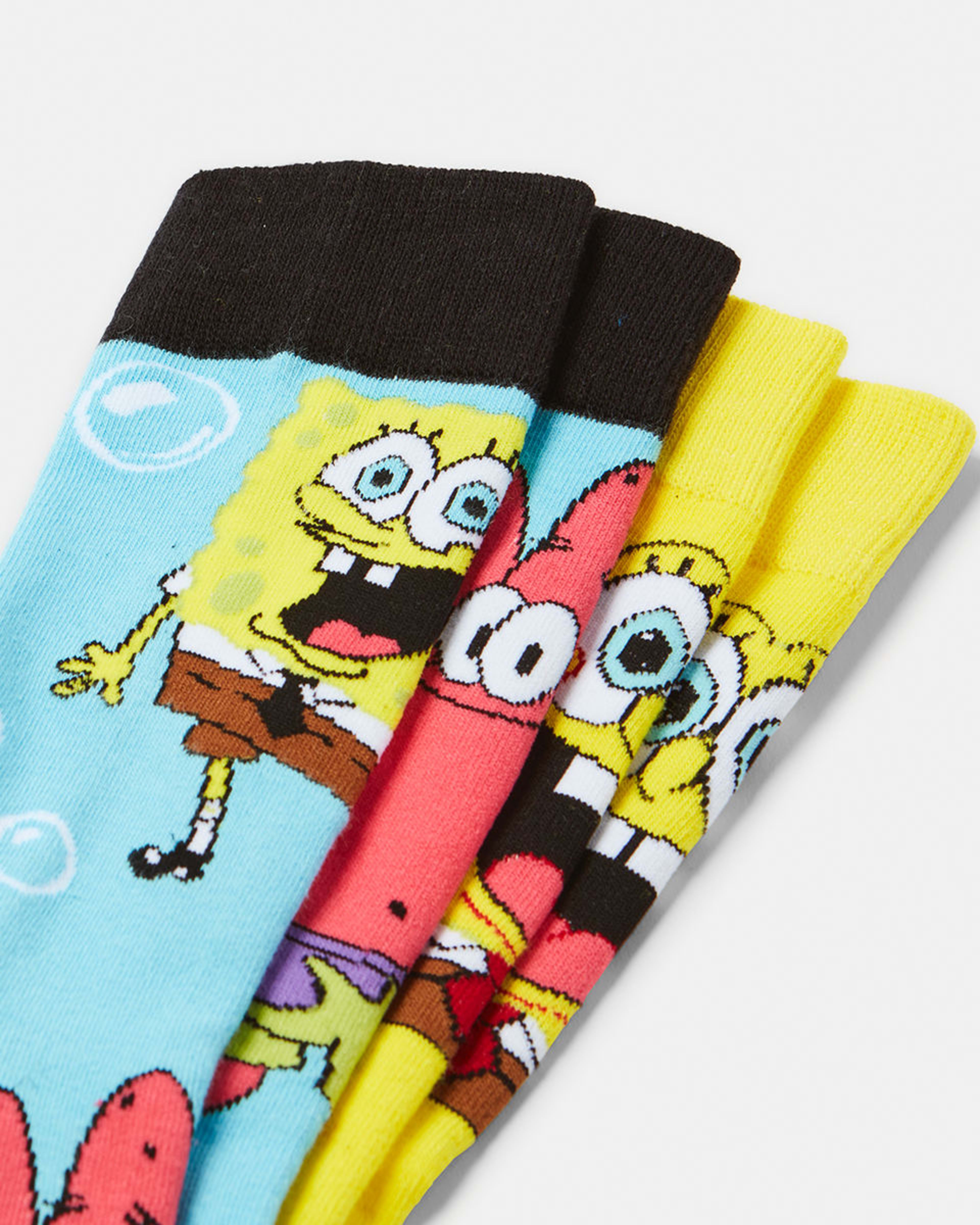 2 Pack SpongeBob SquarePants License Socks - Kmart
