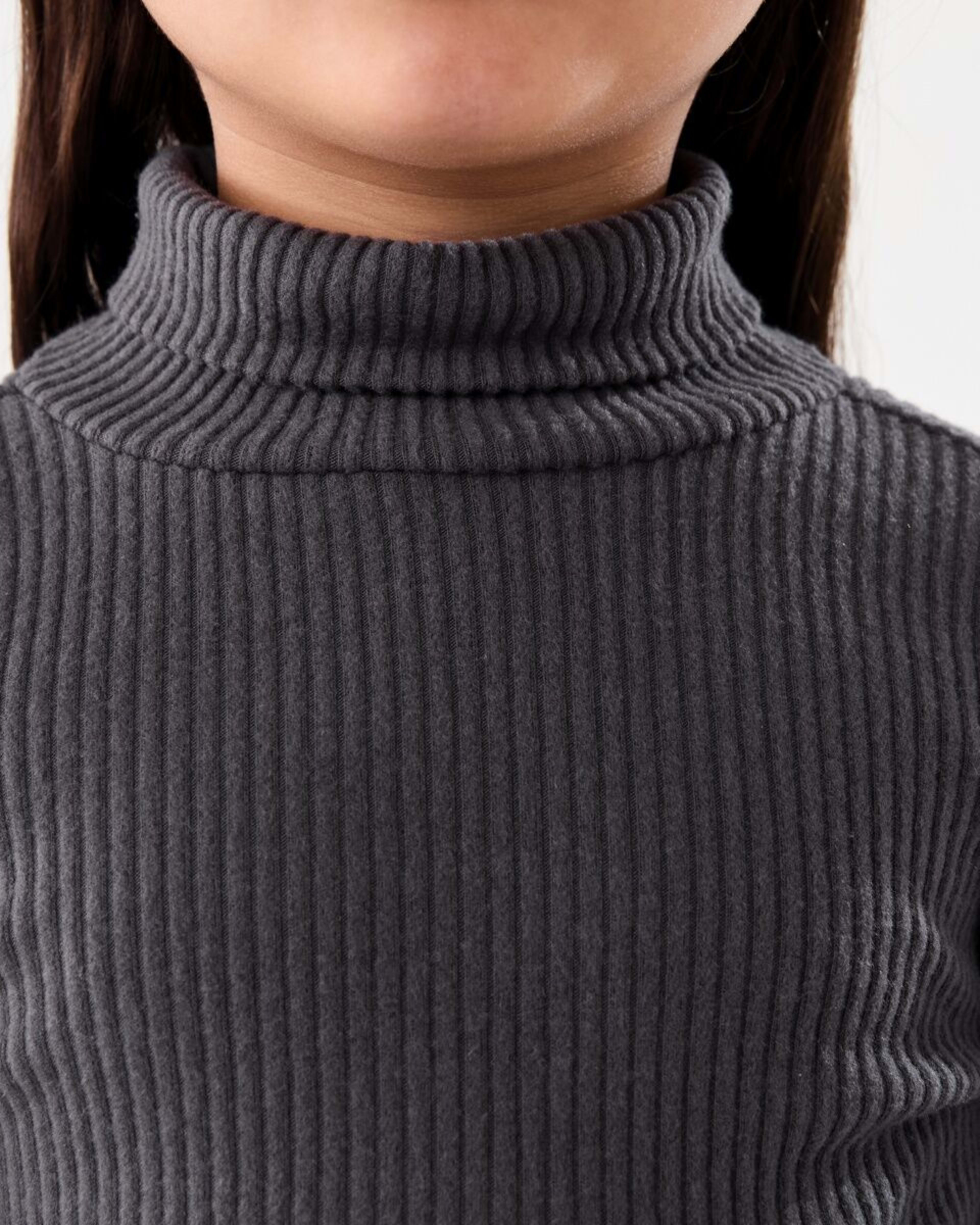 4 Long Sleeve Skivvy Top Nine Grey, 4 of 6
