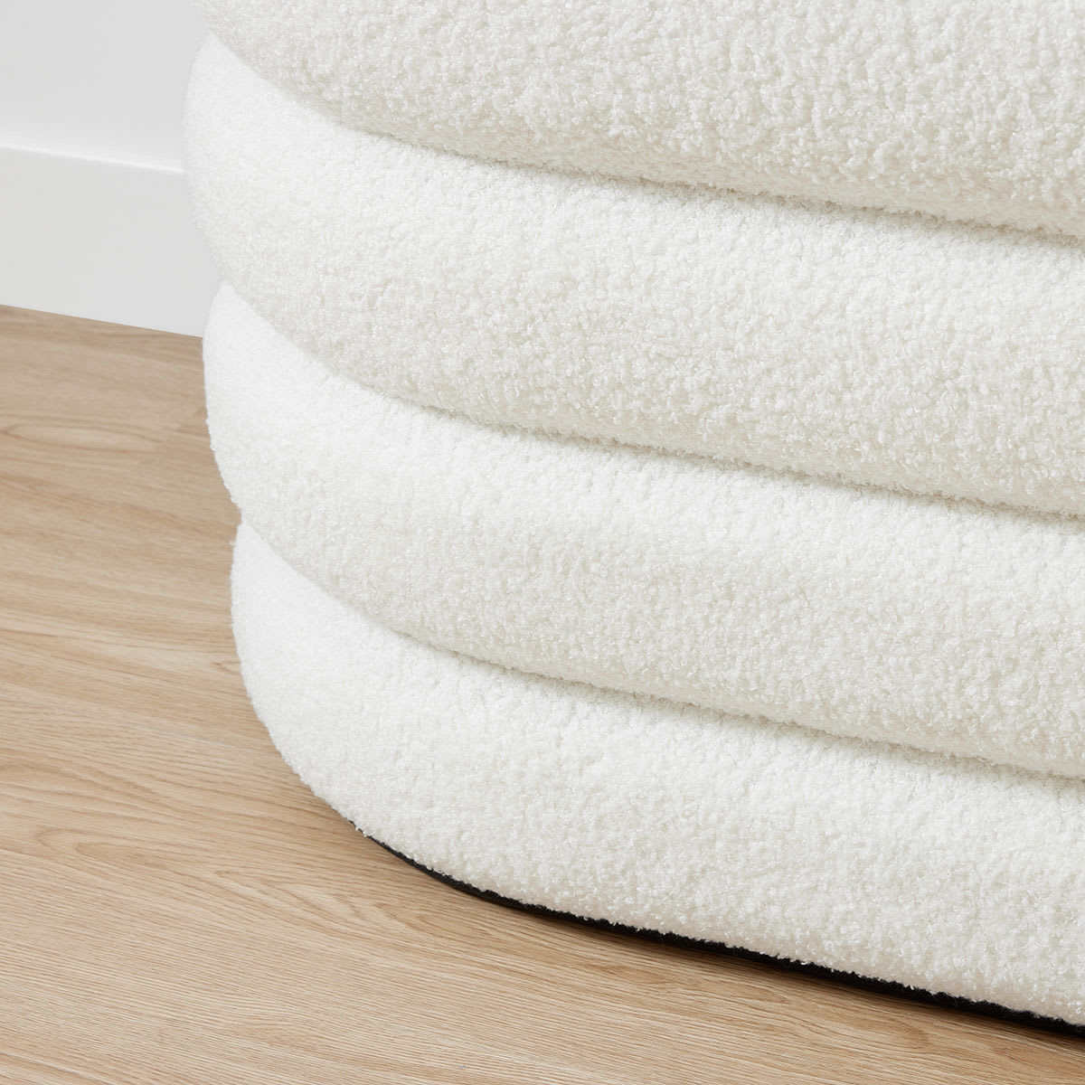 Boucle Storage Bench Kmart