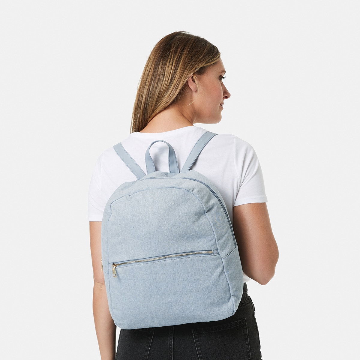 Printed Canvas Backpack Kmart
