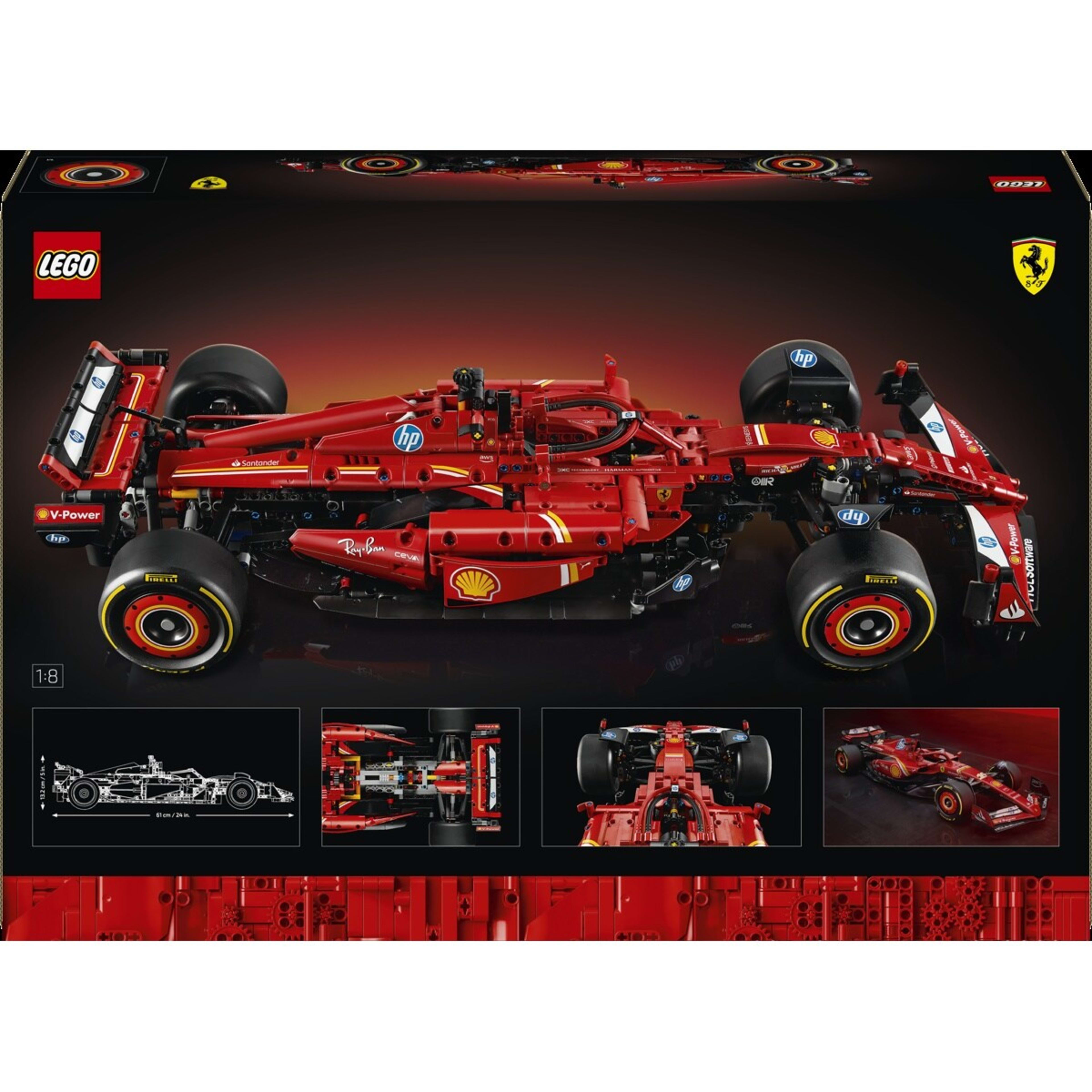 10 LEGO Technic Ferrari SF-24 F1 Car 42207, 10 of 10