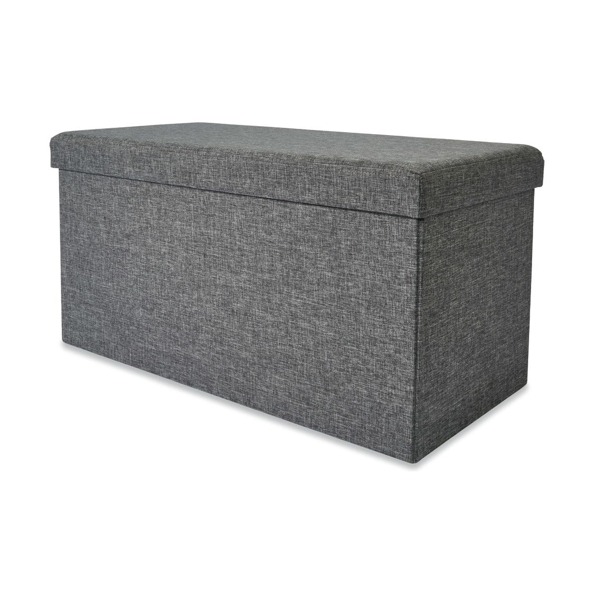 Kmart 2024 blue ottoman