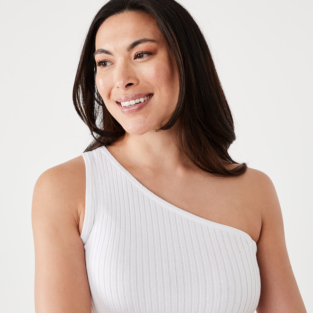Sleeveless One Shoulder True Knit Top Kmart