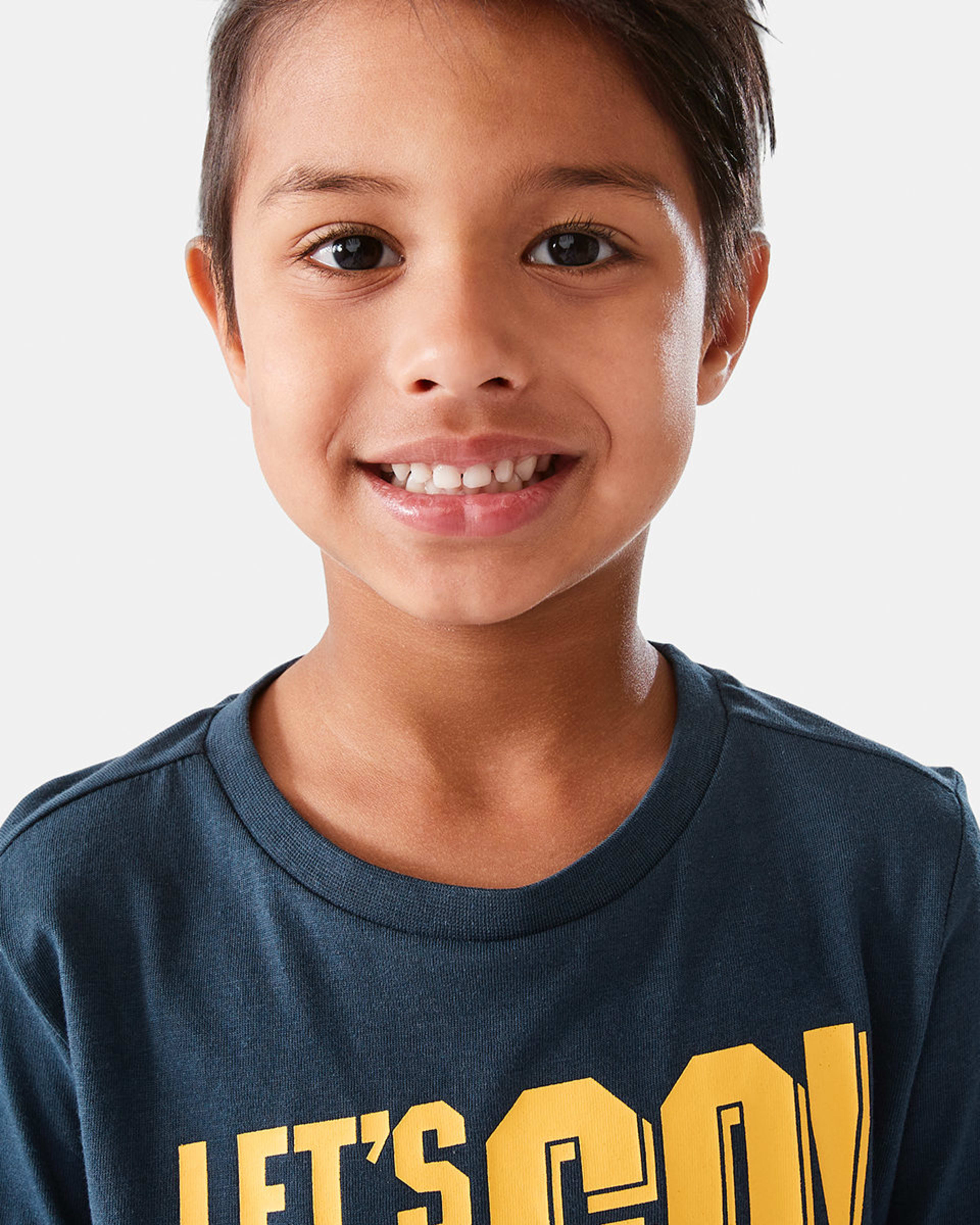 Long Sleeve Print Tshirt Kmart