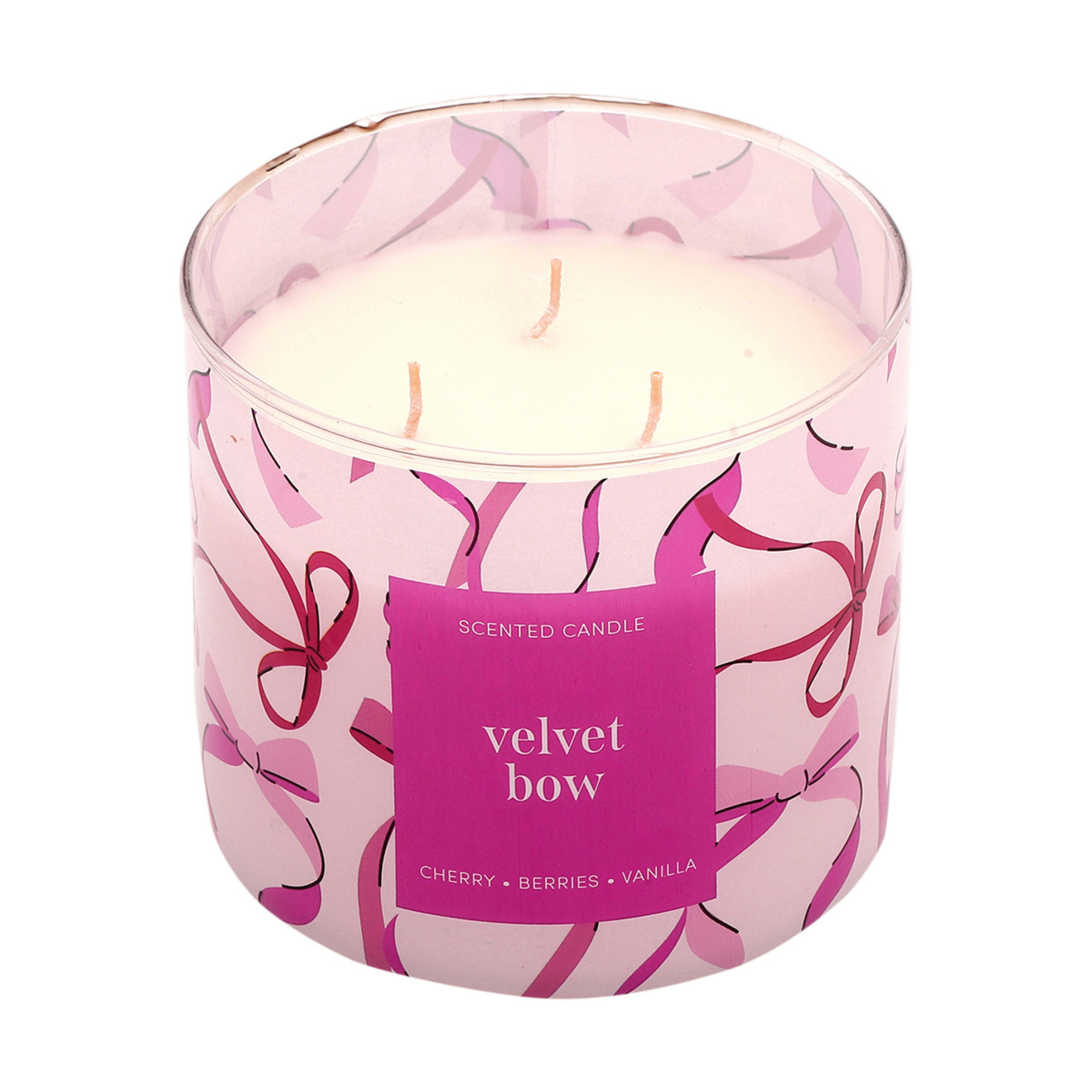 3 Velvet Bow Scented Candle, 3 of 6
