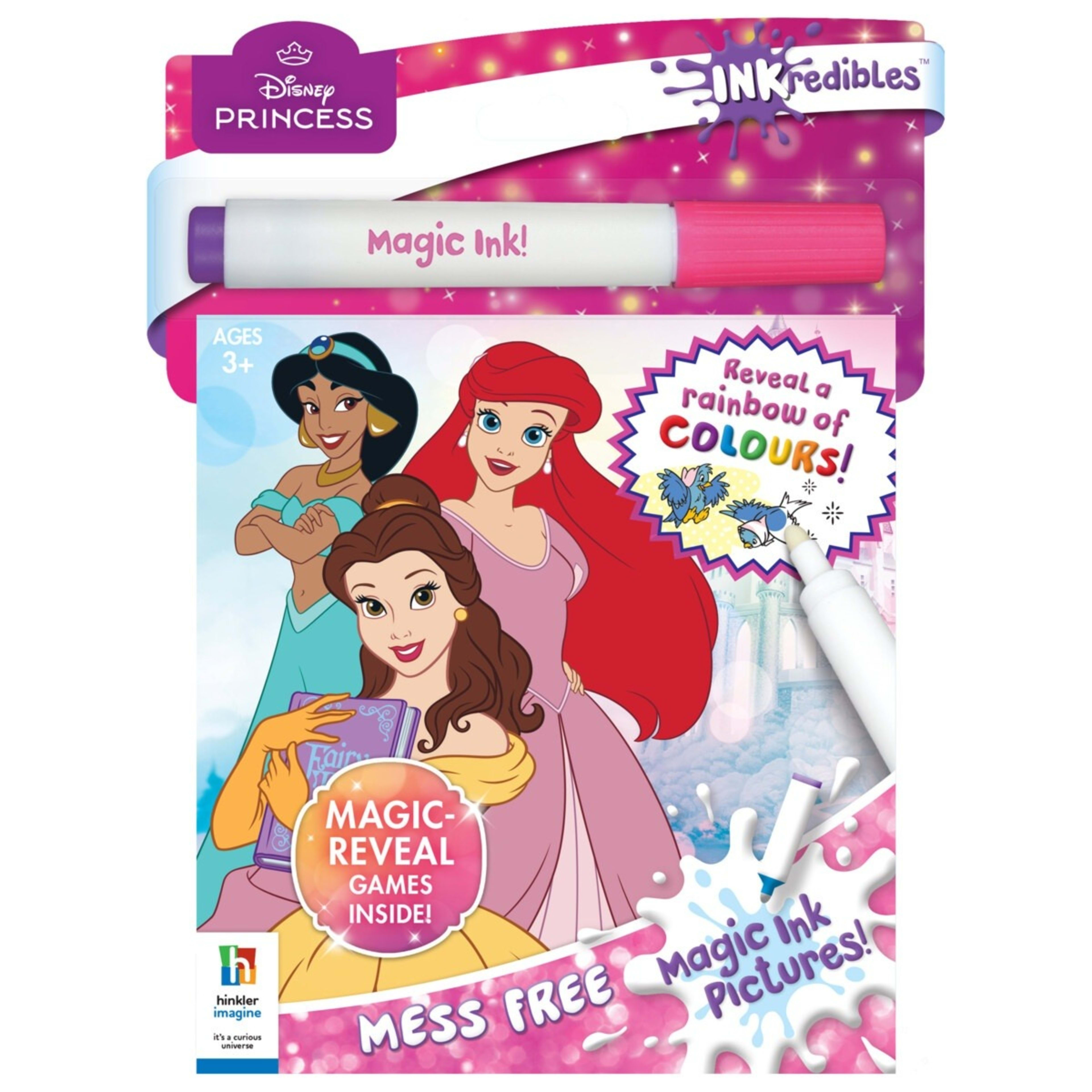 1 INKredibles Disney Princess Magic Ink Pictures - Book