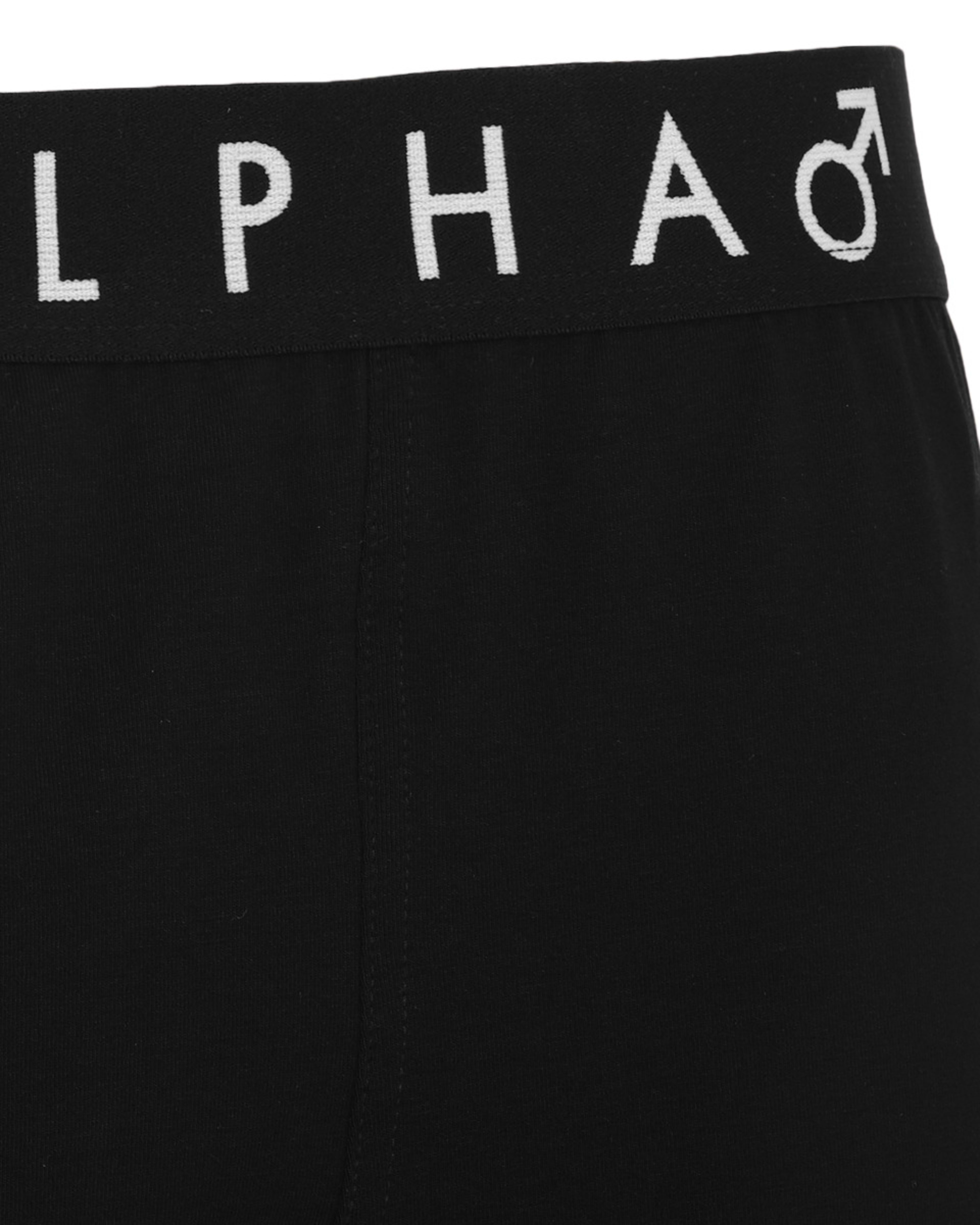 3 3 Pack Men's Larger Size Extended Trunks Black, 3 of 5