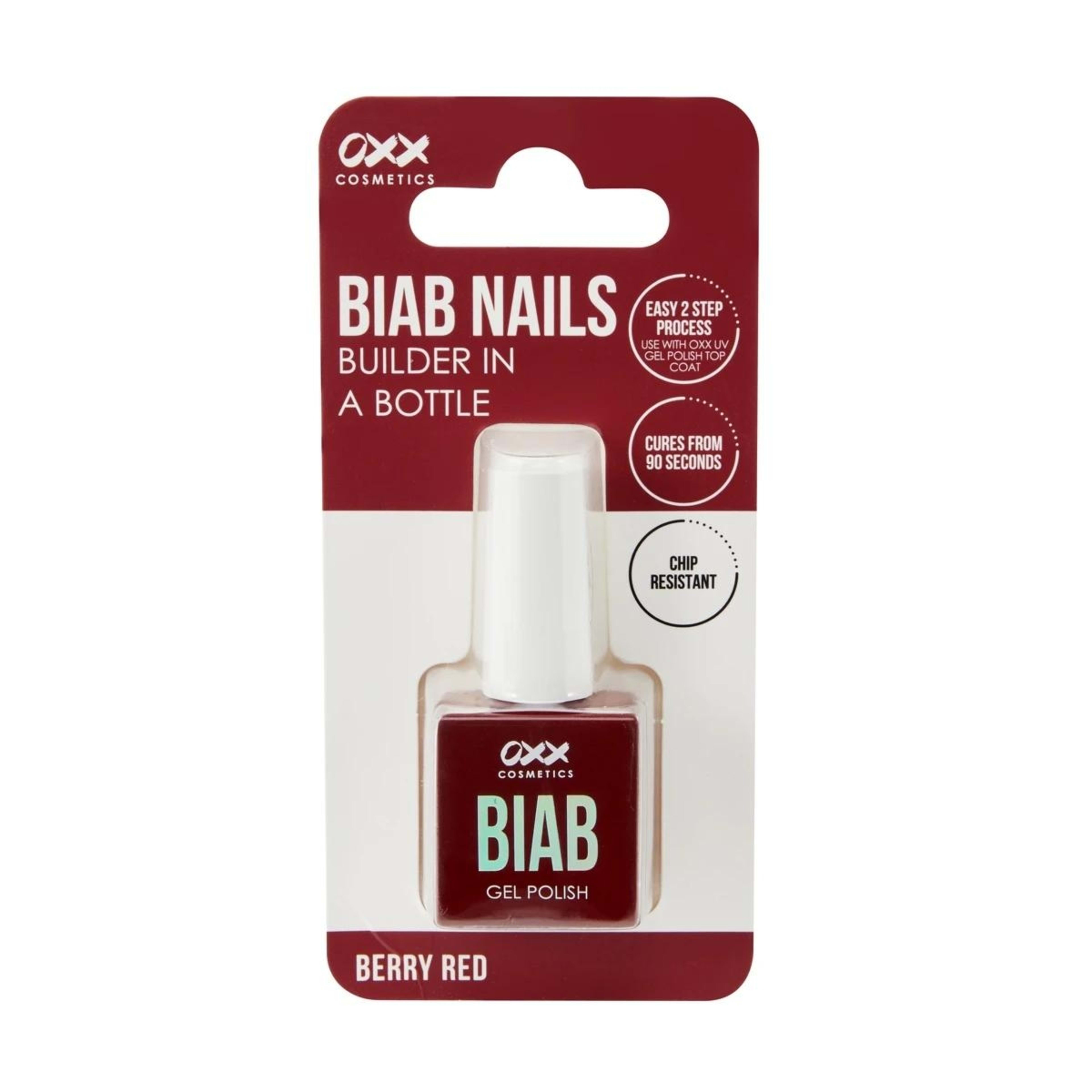 4 OXX Cosmetics BIAB Gel Nail Polish - Berry Red, 4 of 4