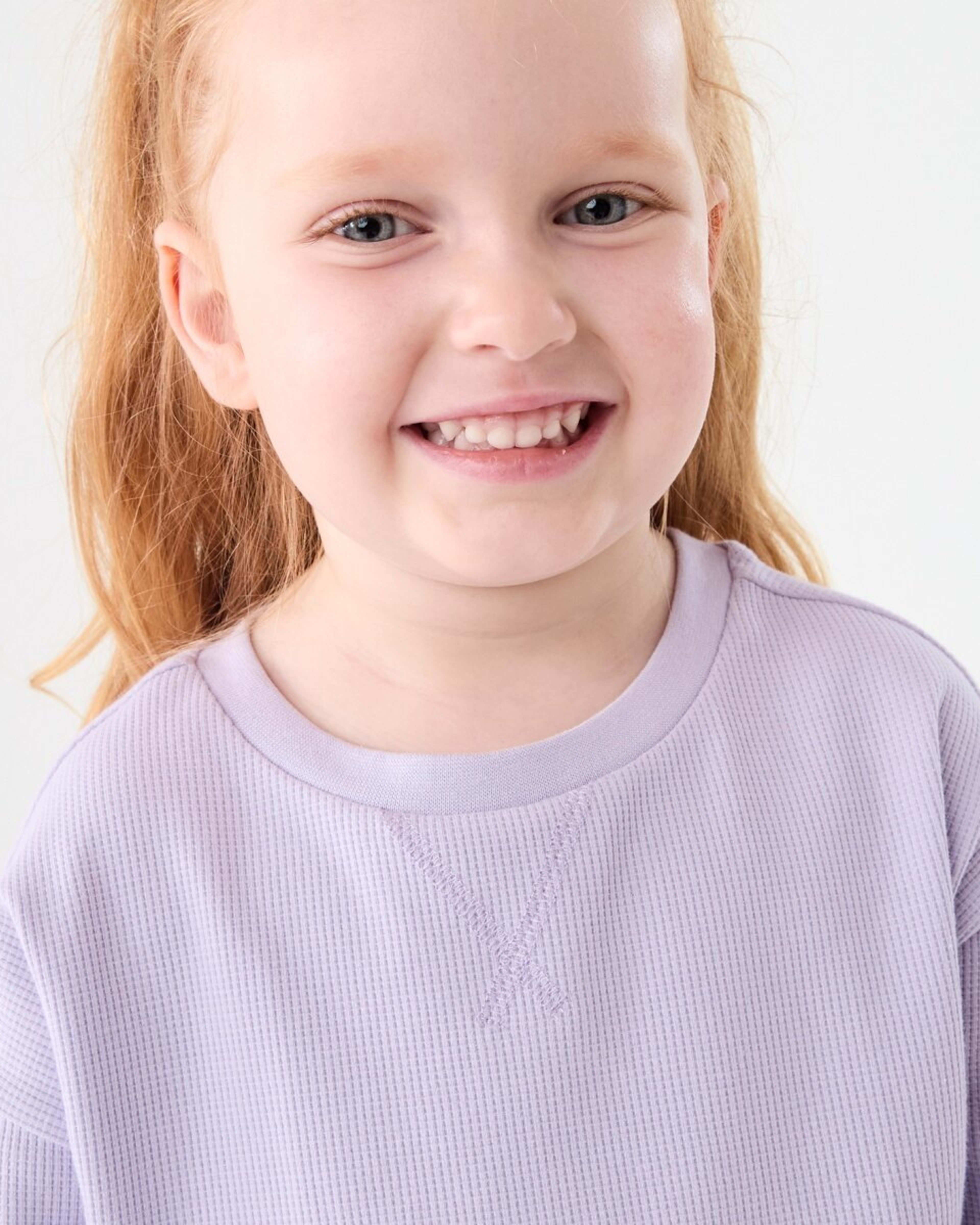 3 Waffle Pyjama Set Pst Purple, 3 of 6