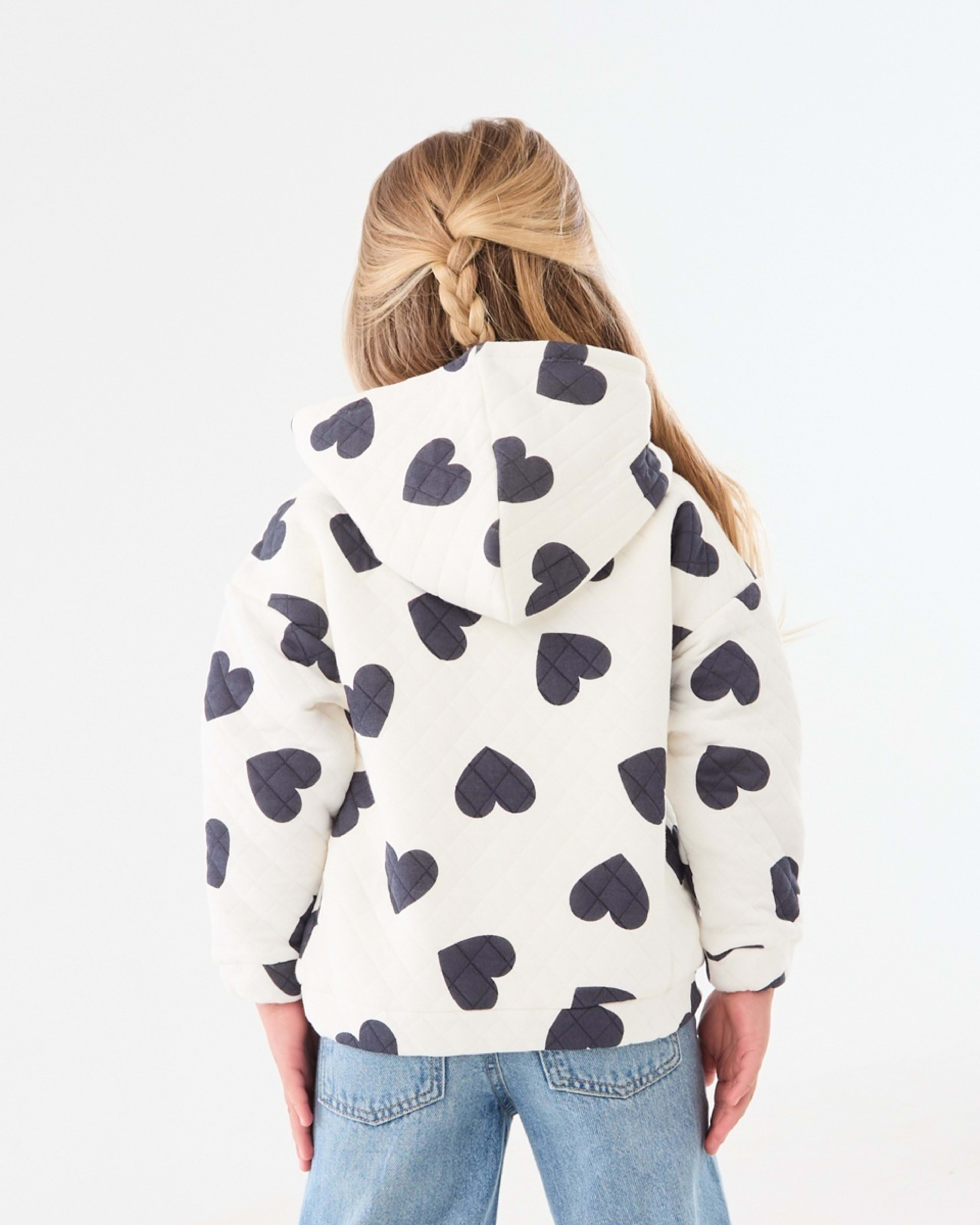 3 Sherpa Lined Zip Hoodie Hearts, 3 of 10