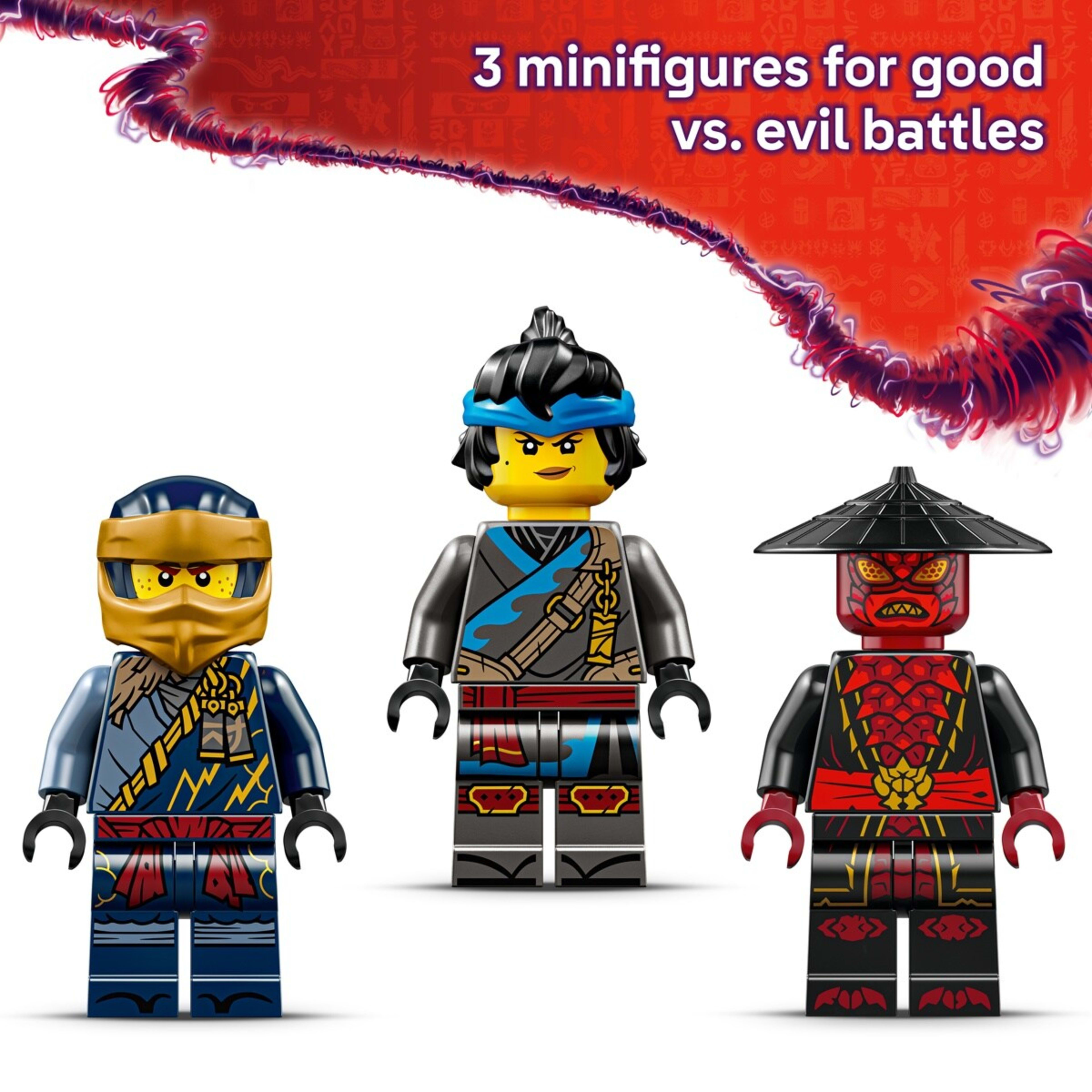 6 LEGO NINJAGO Rogue vs. Drix Race Car Duel 71840, 6 of 11