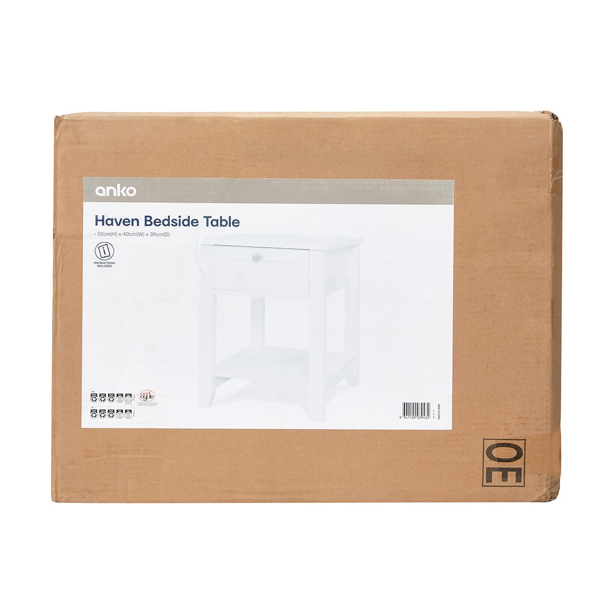 Haven Bedside Table Kmart