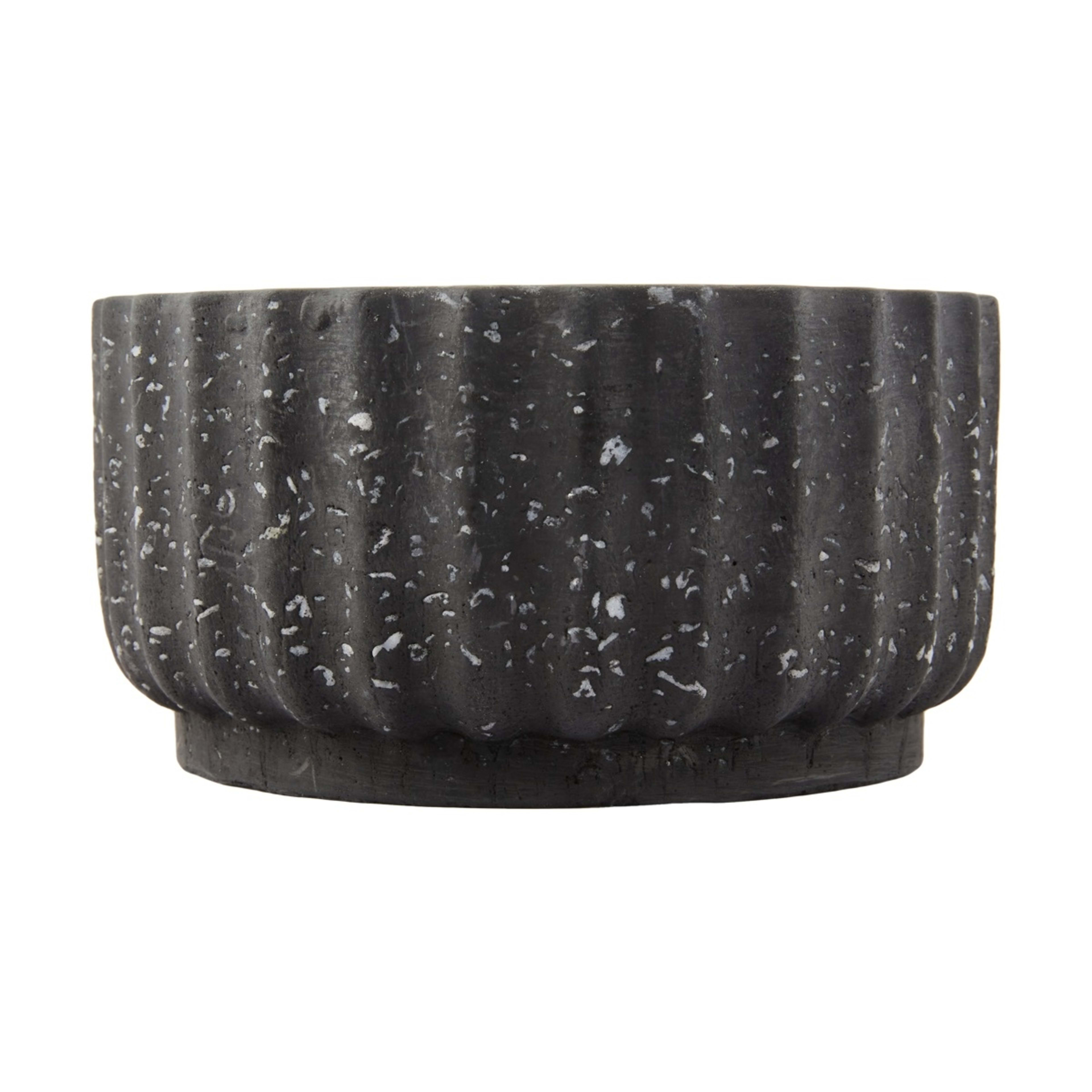3 Caramel & Vanilla Black Terrazzo Wave Candle, 3 of 5