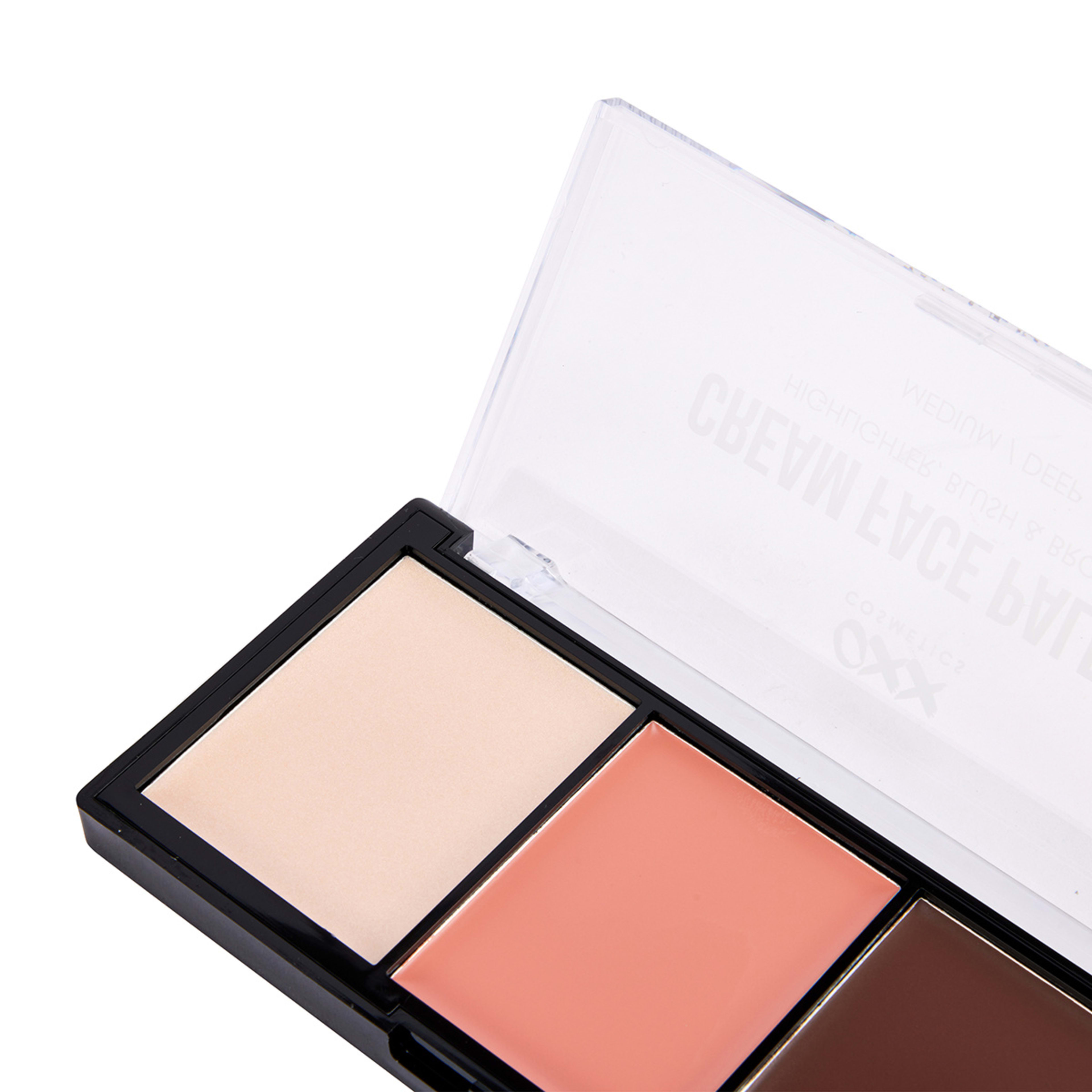 4 OXX Cosmetics 3 Piece Cream Face Palette - Medium/Deep, 4 of 6